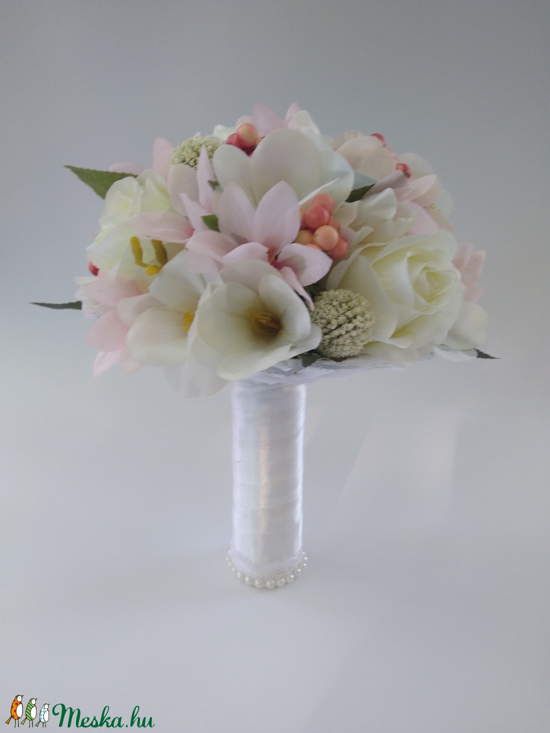 Menyasszonyi csokor, orchidea,rózsa -  - Meska.hu