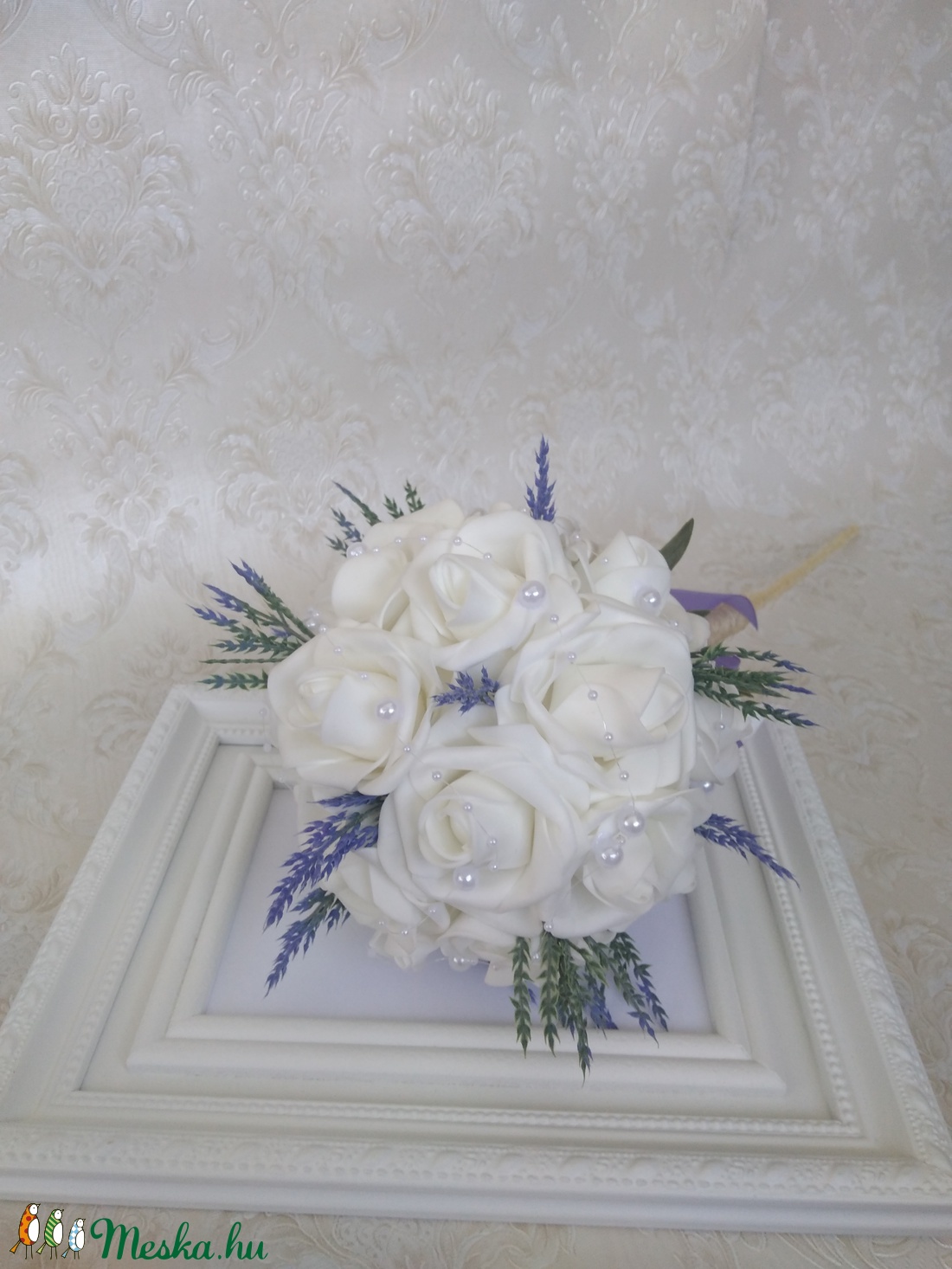 Rózsa és levendula csokor -  - Meska.hu