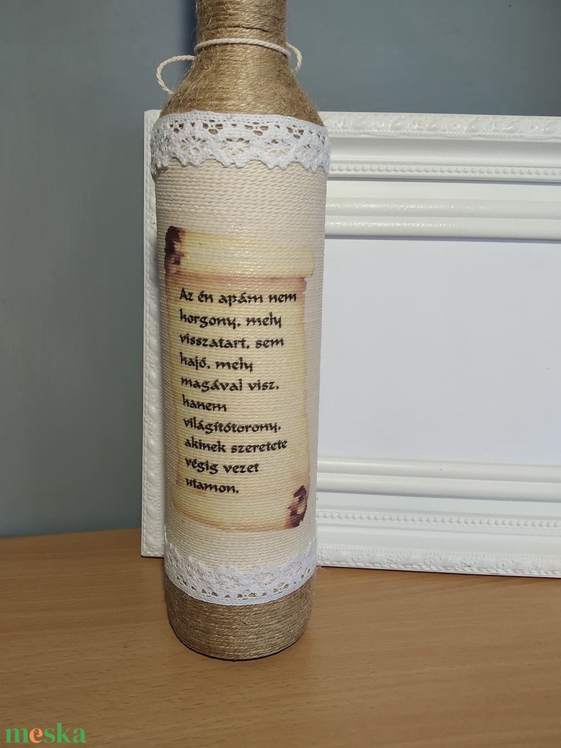 Vintage zsinórozott pálinkás üveg - esküvő - emlék & ajándék - szülőköszöntő ajándék - Meska.hu Vintage zsinórozott pálinkás üveg - esküvő - emlék & ajándék - szülőköszöntő ajándék - Meska.hu