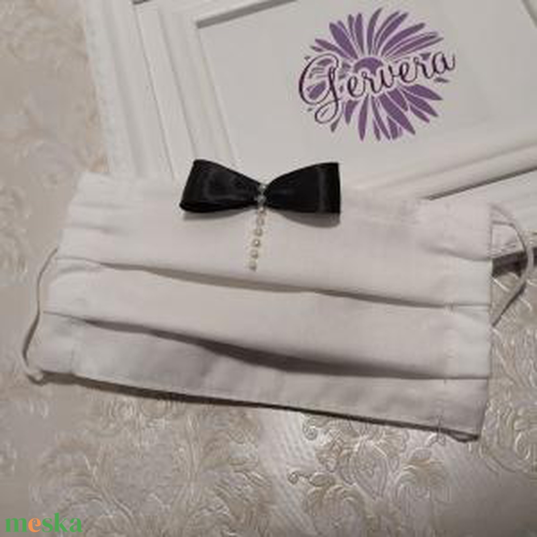 Textil maszk, kétrétegű, vőlegény -  - Meska.hu