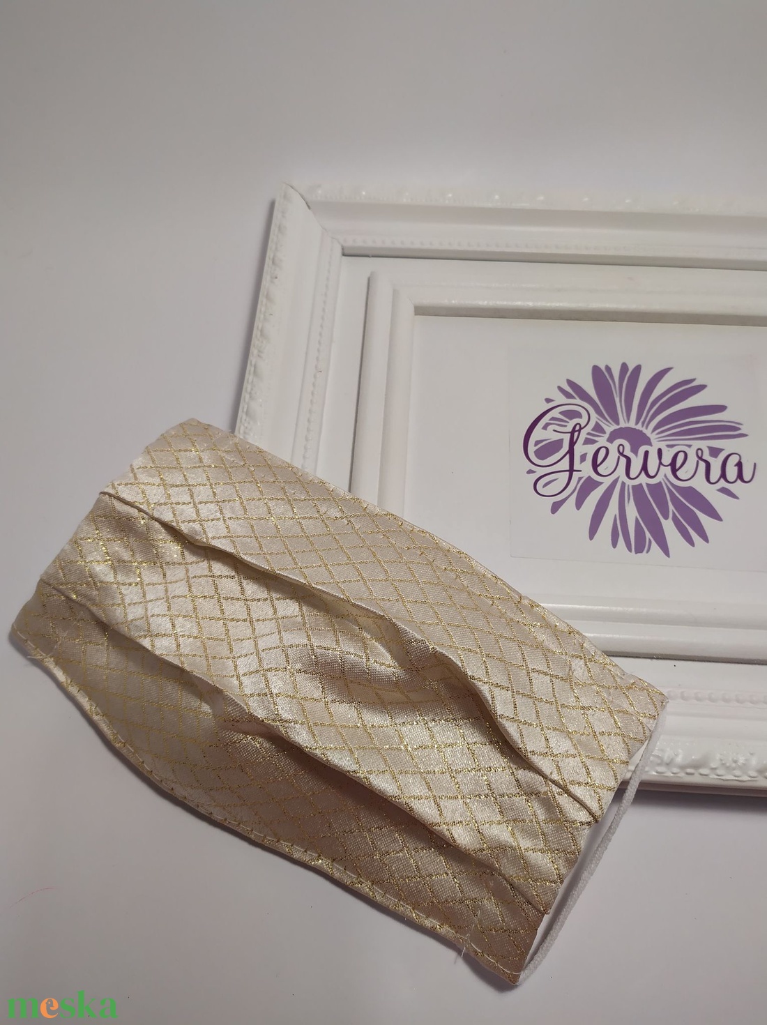 Textil maszk, kétrétegű, arany - - Meska.hu Textil maszk, kétrétegű, arany - - Meska.hu