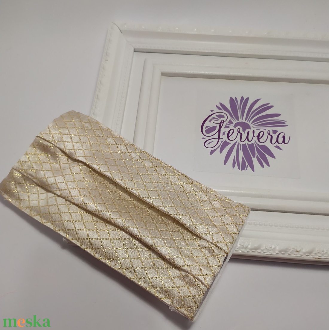 Textil maszk, kétrétegű, arany - - Meska.hu Textil maszk, kétrétegű, arany - - Meska.hu