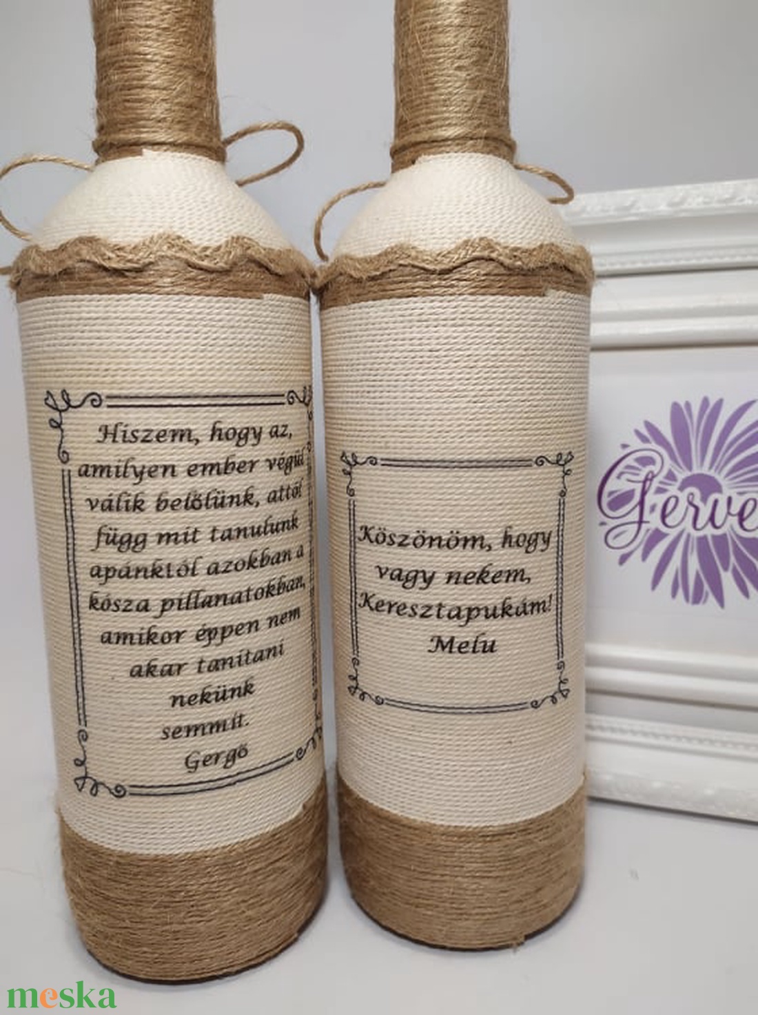 Boros üveg szülőköszöntő ajándék, vintage - otthon & életmód - dekoráció - asztal és polc dekoráció - díszüveg - Meska.hu Boros üveg szülőköszöntő ajándék, vintage - otthon & életmód - dekoráció - asztal és polc dekoráció - díszüveg - Meska.hu