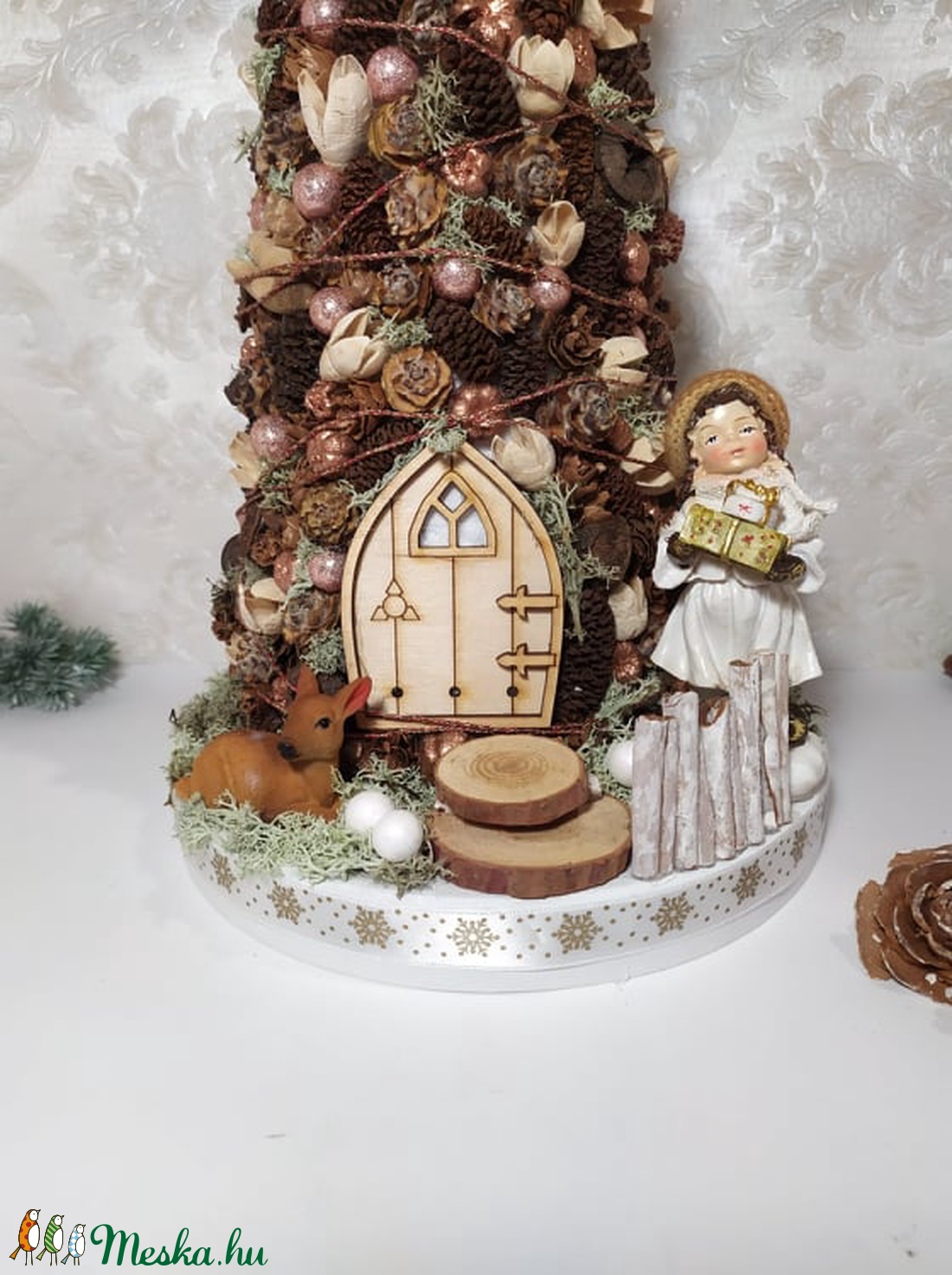 Mesés mini karácsonyfa, bronz, kislánnyal - karácsony - karácsonyi lakásdekoráció - karácsonyfa, grincsfa - Meska.hu Mesés mini karácsonyfa, bronz, kislánnyal - karácsony - karácsonyi lakásdekoráció - karácsonyfa, grincsfa - Meska.hu