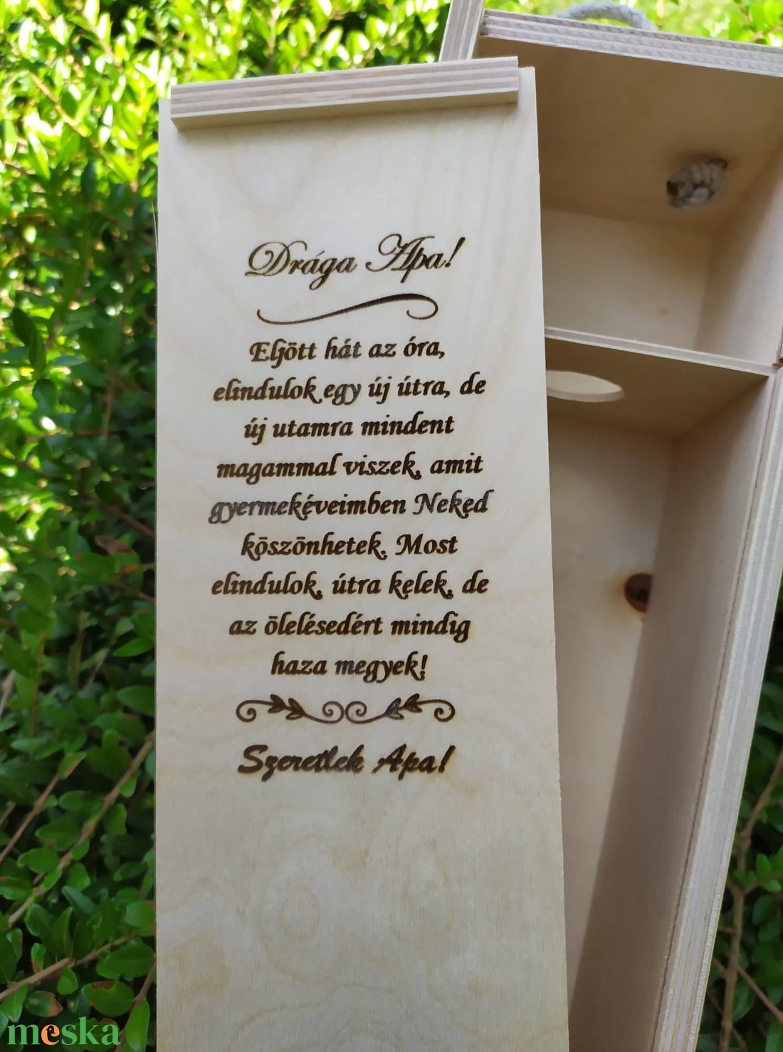 Gravírozott bortartó, különleges alkalomra - esküvő - emlék & ajándék - szülőköszöntő ajándék - Meska.hu Gravírozott bortartó, különleges alkalomra - esküvő - emlék & ajándék - szülőköszöntő ajándék - Meska.hu