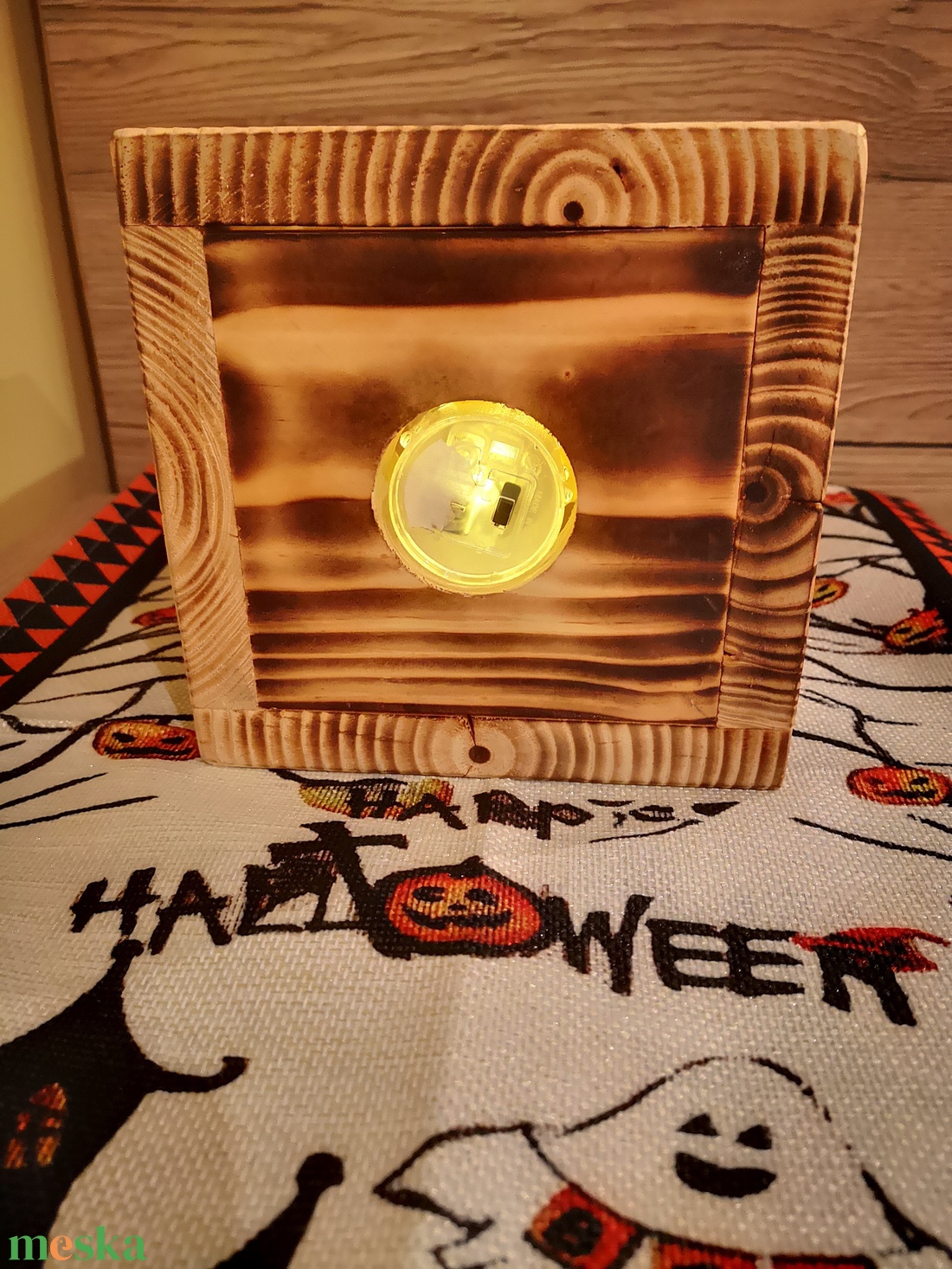 Fa halloween-i lámpás - otthon & életmód - dekoráció - halloween - halloweeni lámpás - Meska.hu Fa halloween-i lámpás - otthon & életmód - dekoráció - halloween - halloweeni lámpás - Meska.hu