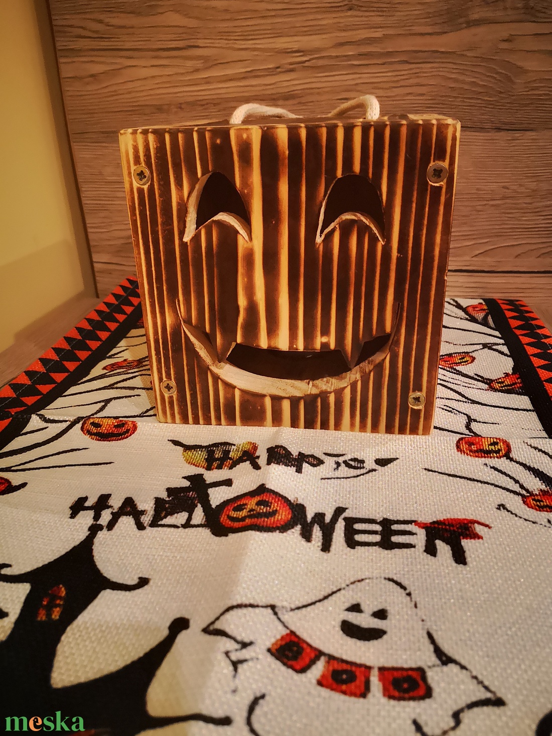 Fa halloween-i lámpás - otthon & életmód - dekoráció - halloween - halloweeni lámpás - Meska.hu Fa halloween-i lámpás - otthon & életmód - dekoráció - halloween - halloweeni lámpás - Meska.hu
