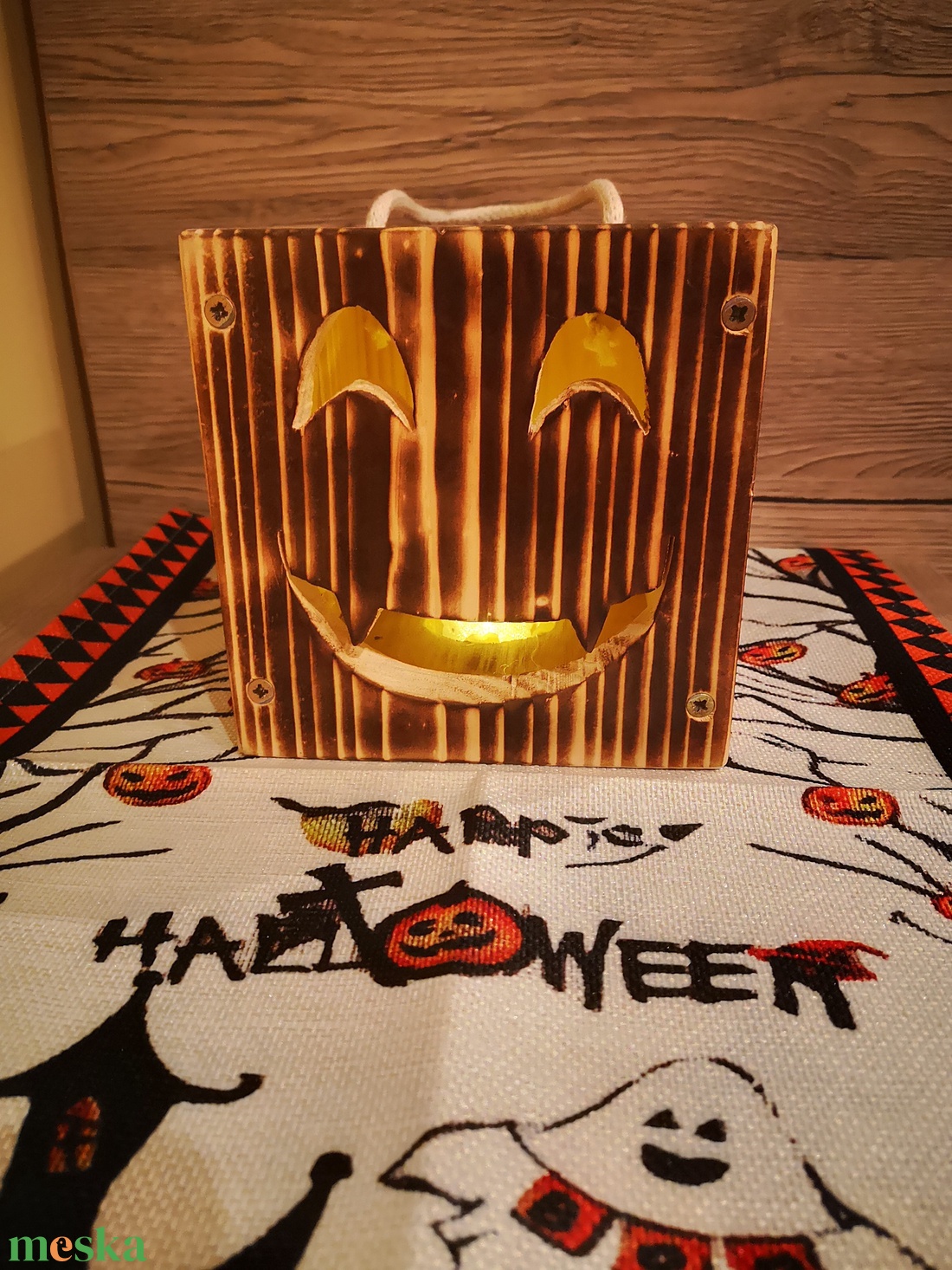 Fa halloween-i lámpás - otthon & életmód - dekoráció - halloween - halloweeni lámpás - Meska.hu Fa halloween-i lámpás - otthon & életmód - dekoráció - halloween - halloweeni lámpás - Meska.hu