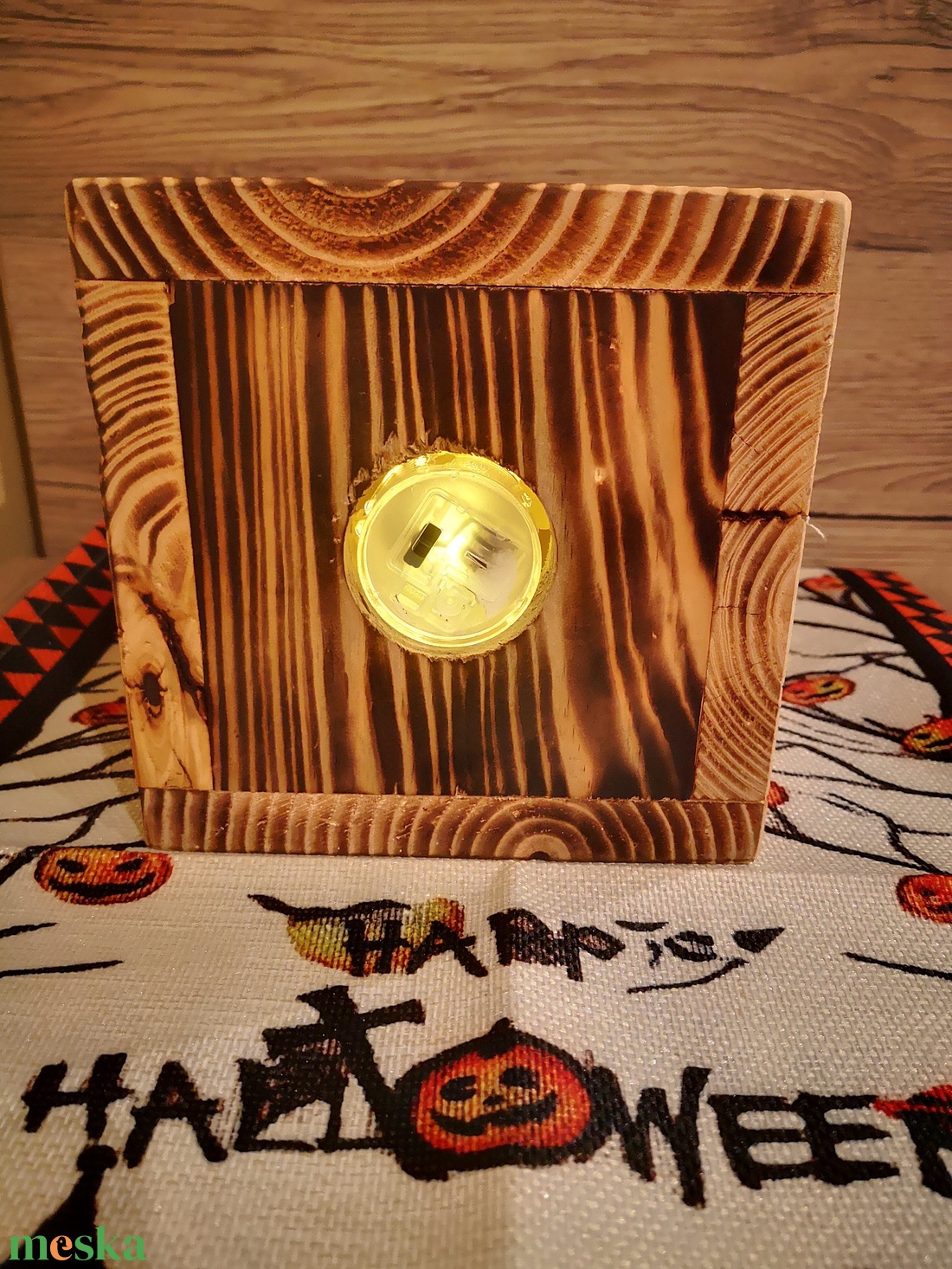 Fa halloween-i lámpás - otthon & életmód - dekoráció - halloween - halloweeni lámpás - Meska.hu Fa halloween-i lámpás - otthon & életmód - dekoráció - halloween - halloweeni lámpás - Meska.hu
