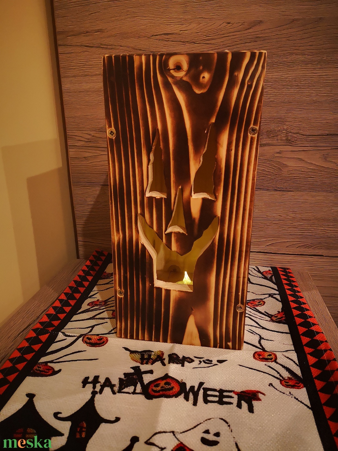 Fa halloween-i lámpás - otthon & életmód - dekoráció - halloween - halloweeni lámpás - Meska.hu Fa halloween-i lámpás - otthon & életmód - dekoráció - halloween - halloweeni lámpás - Meska.hu