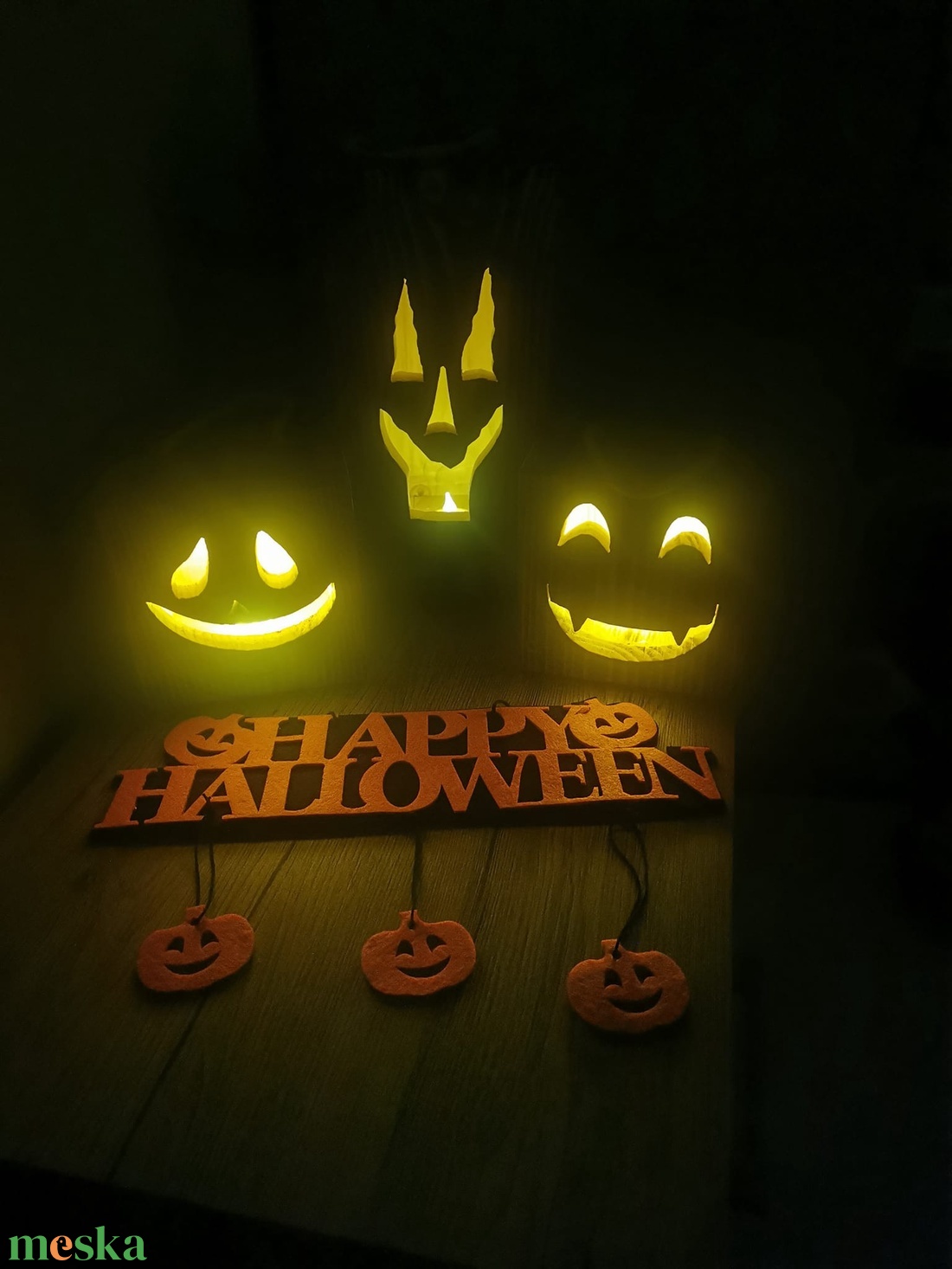 Fa halloween-i lámpás - otthon & életmód - dekoráció - halloween - halloweeni lámpás - Meska.hu Fa halloween-i lámpás - otthon & életmód - dekoráció - halloween - halloweeni lámpás - Meska.hu
