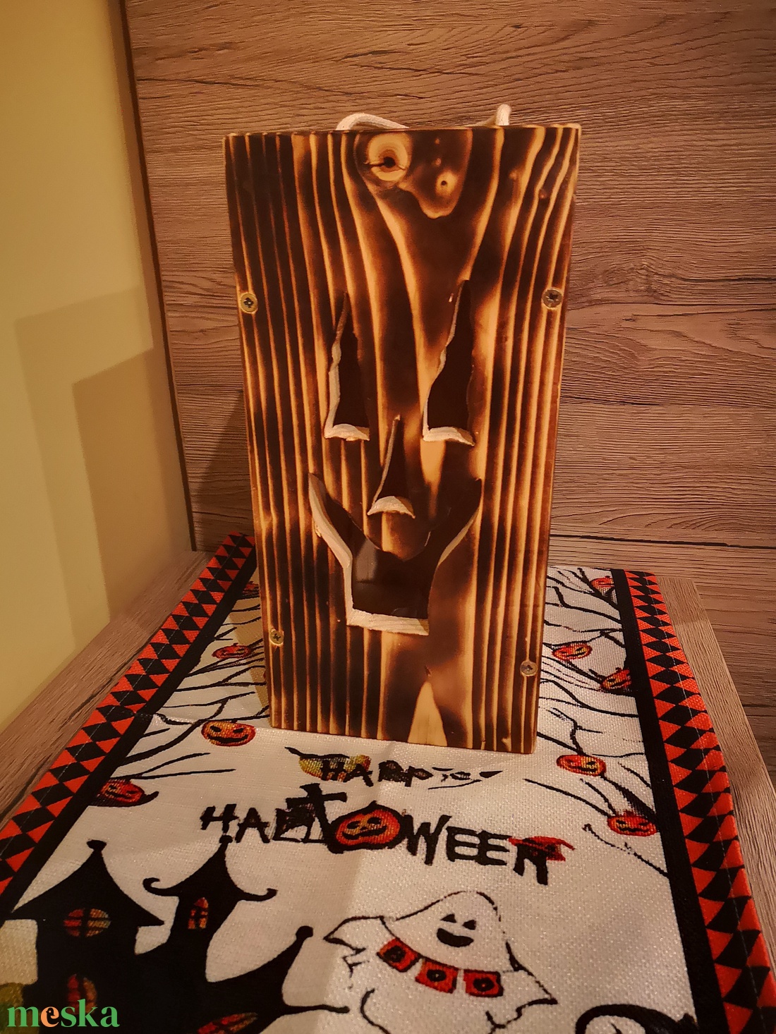 Fa halloween-i lámpás - otthon & életmód - dekoráció - halloween - halloweeni lámpás - Meska.hu Fa halloween-i lámpás - otthon & életmód - dekoráció - halloween - halloweeni lámpás - Meska.hu
