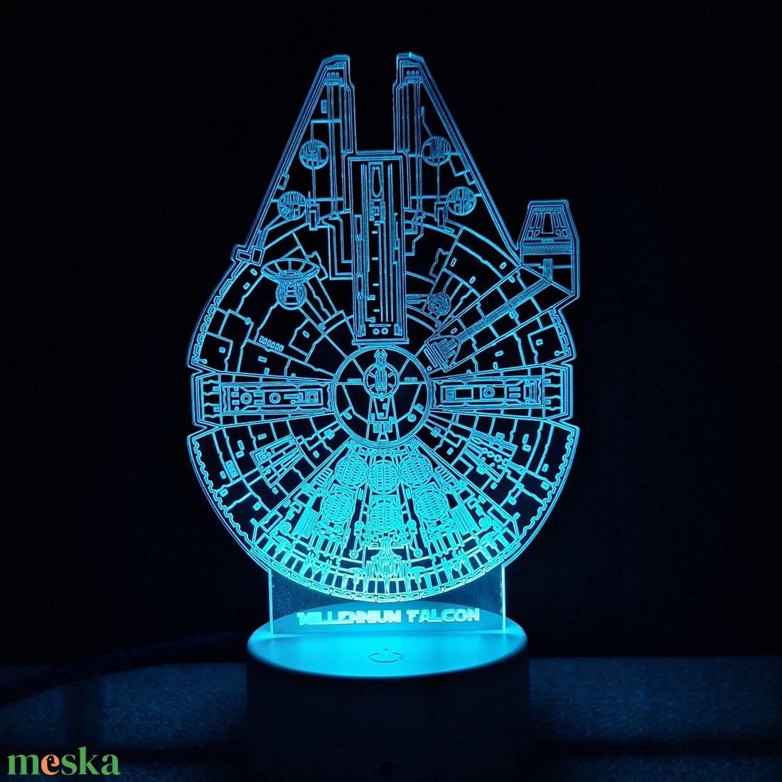 Star Wars - Millennium Falcon LED lámpa akciós termékkép 1