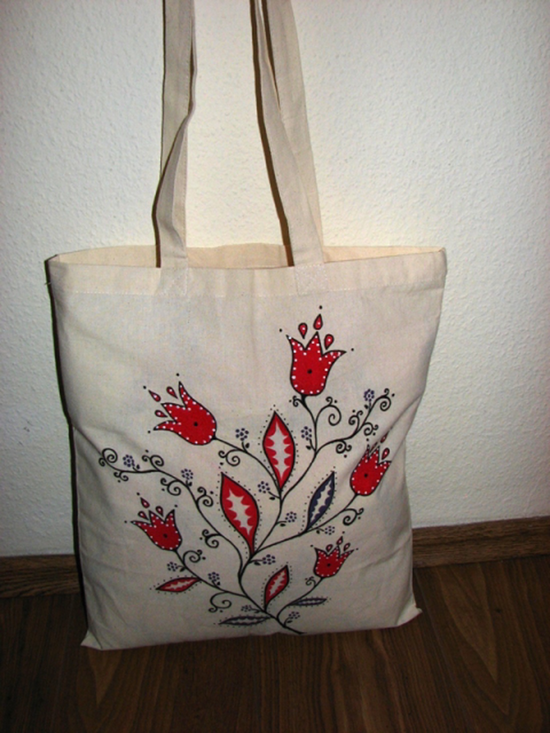 Tulipános táska/szatyor - - Meska.hu Tulipános táska/szatyor - - Meska.hu