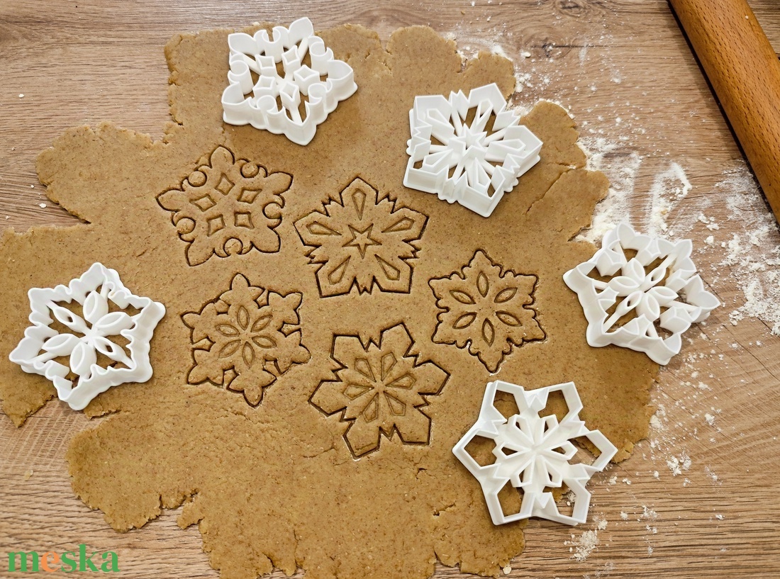 2. Hópihés keksz, sütemény, mézeskalács kiszúró forma szett - otthon & életmód - konyhafelszerelés, tálalás - sütés, főzés - sütikiszúró - Meska.hu
