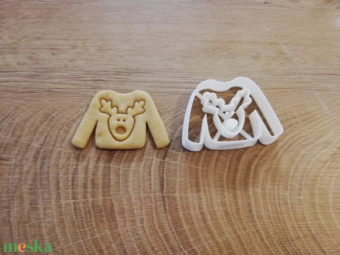 Csúnyapulcsis Karácsonyi mézeskalács-, keksz kiszúró forma - otthon & életmód - konyhafelszerelés, tálalás - sütés, főzés - sütikiszúró - Meska.hu