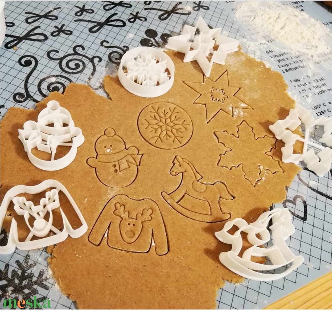 Csúnyapulcsis Karácsonyi mézeskalács-, keksz kiszúró forma - otthon & életmód - konyhafelszerelés, tálalás - sütés, főzés - sütikiszúró - Meska.hu