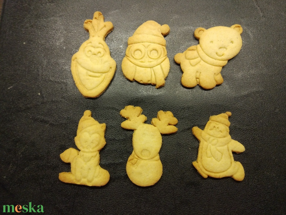 Jegesmacis karácsonyi mézeskalács-, keksz kiszúró forma szettben - otthon & életmód - konyhafelszerelés, tálalás - sütés, főzés - sütikiszúró - Meska.hu