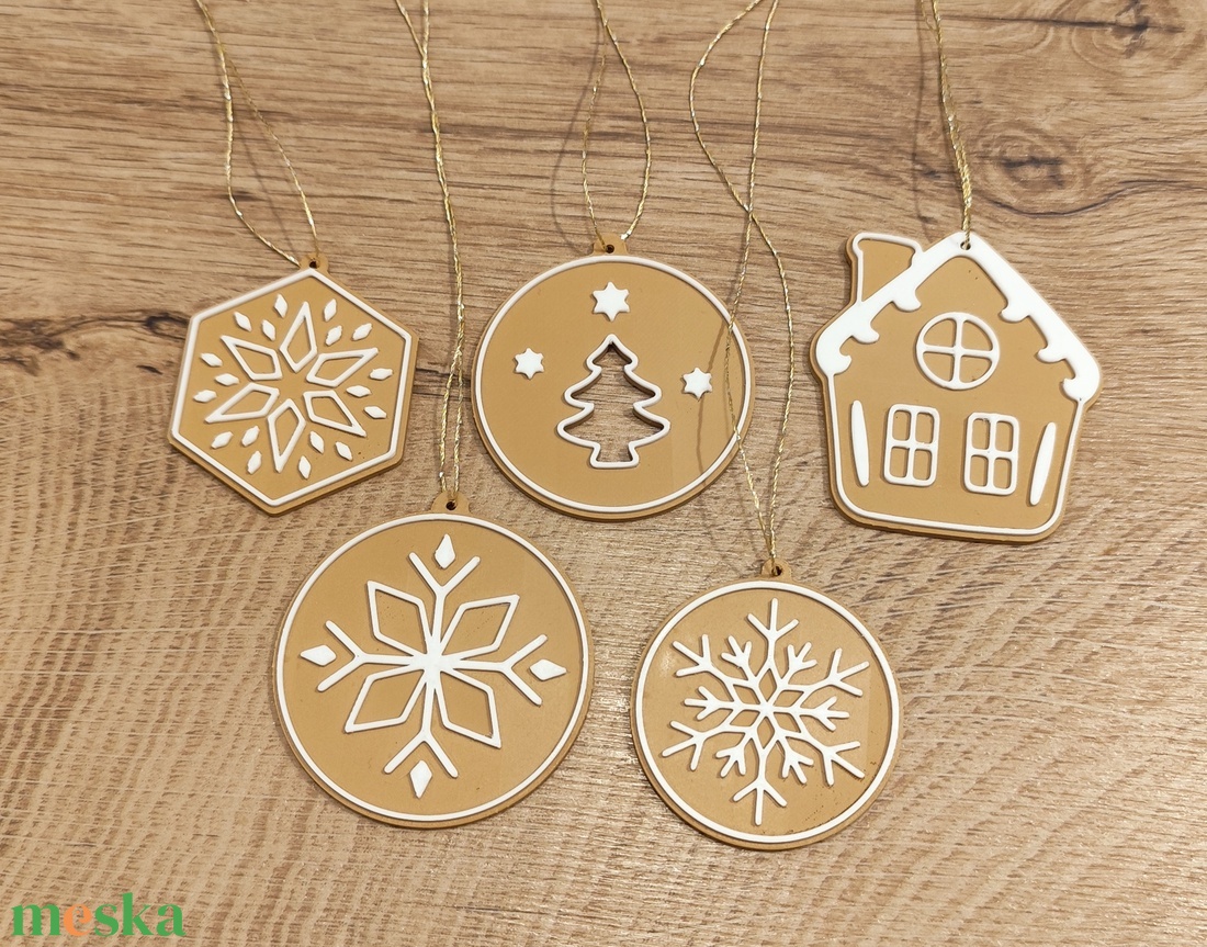 Karácsonyfadísz  - karácsony - karácsonyi lakásdekoráció - karácsonyfadíszek - Meska.hu