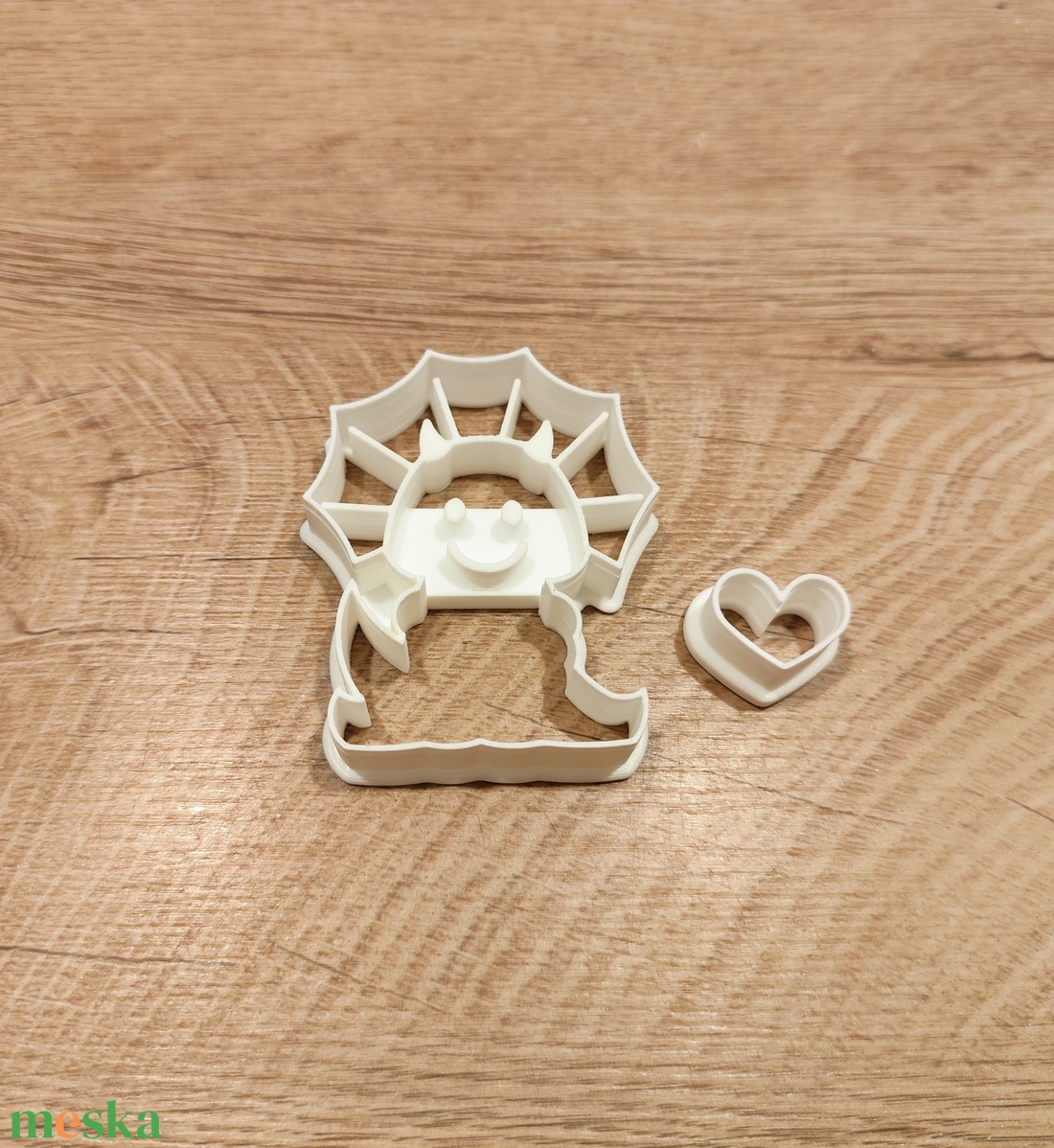 Szerelmes dino keksz-, mézeskalács-, süti kiszúró szett  - otthon & életmód - konyhafelszerelés, tálalás - sütés, főzés - sütikiszúró - Meska.hu