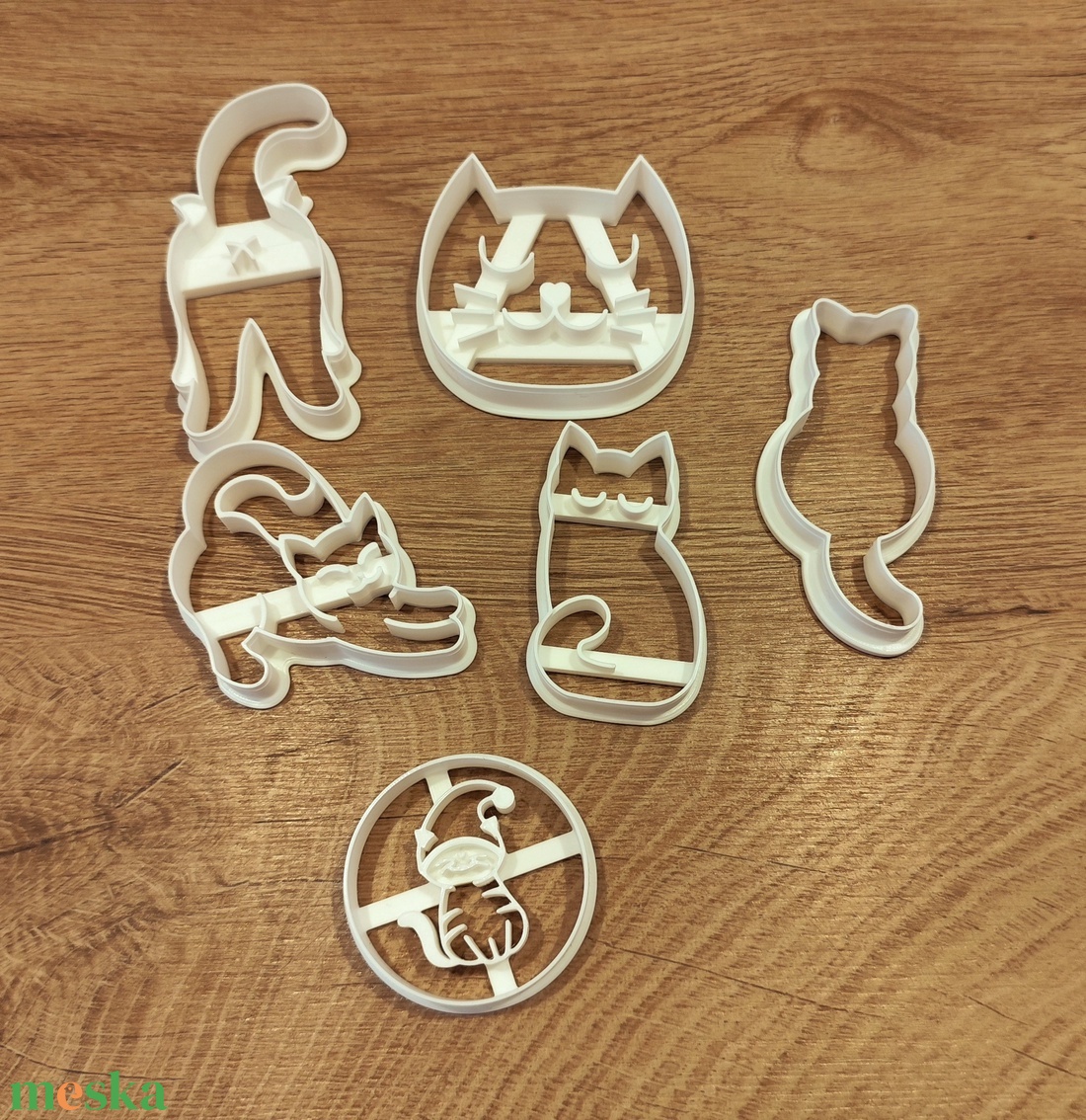 !Akció! cicás kekszkiszúró szett - otthon & életmód - konyhafelszerelés, tálalás - sütés, főzés - sütikiszúró - Meska.hu