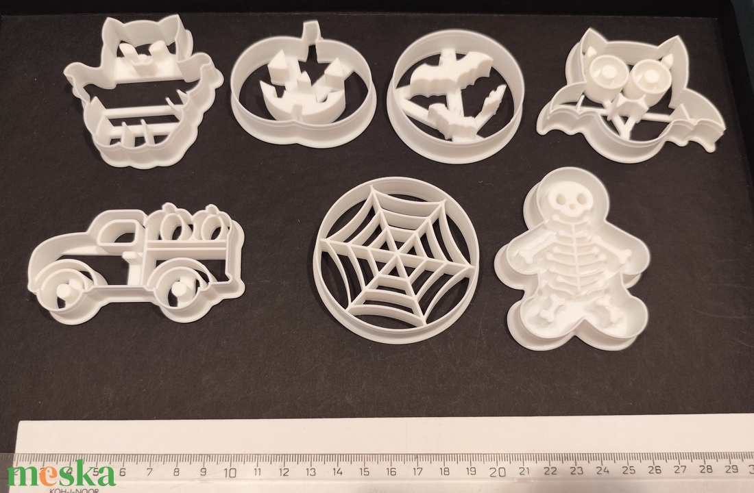!Akció! Halloween-i mézeskalács-, keksz kiszúró forma szettben - otthon & életmód - konyhafelszerelés, tálalás - sütés, főzés - sütikiszúró - Meska.hu