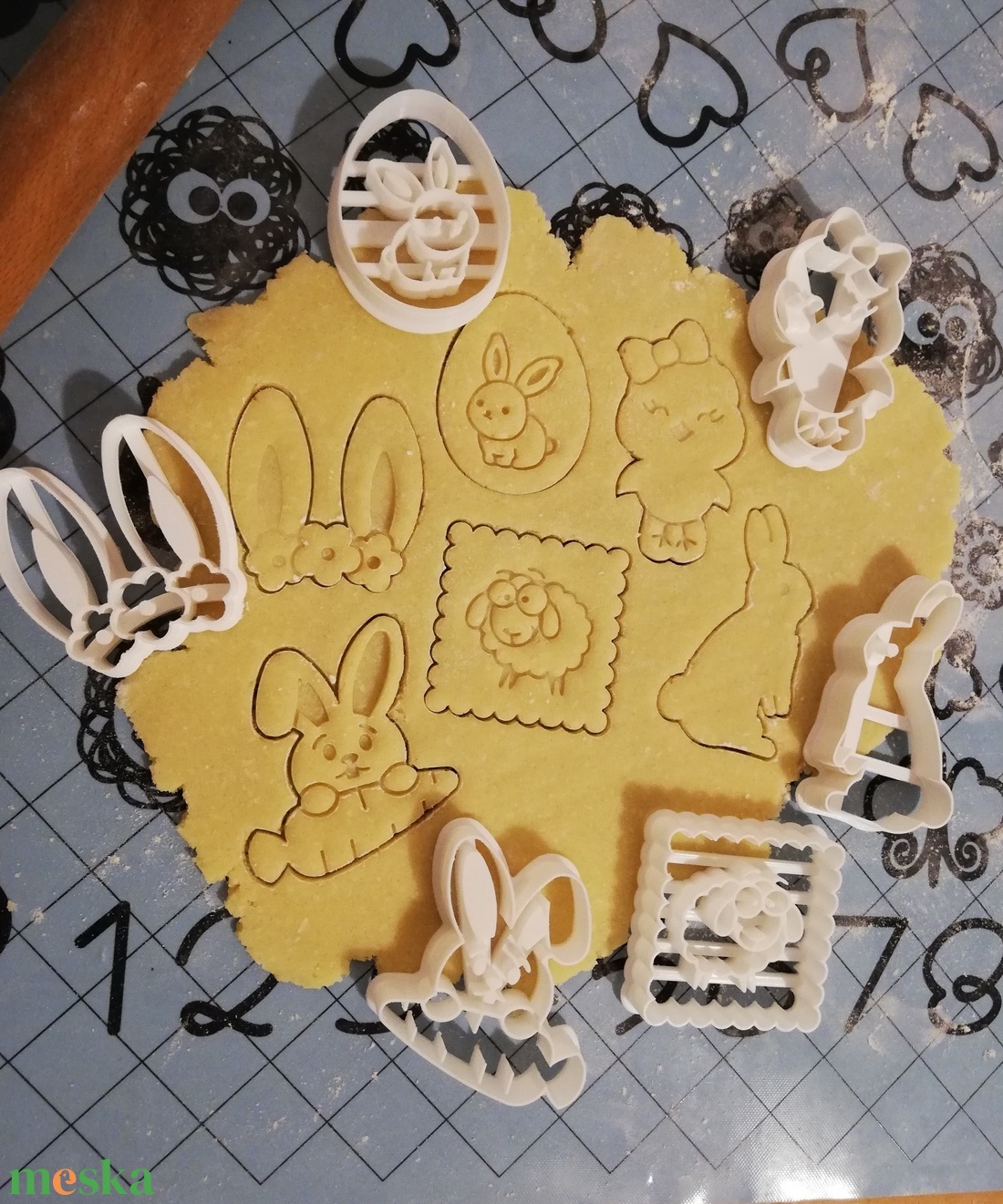 Húsvéti sütemény kiszúró forma szett - ünnepi díszek, dekorációk - húsvéti díszek és dekorációk - húsvéti sütikiszúró - Meska.hu