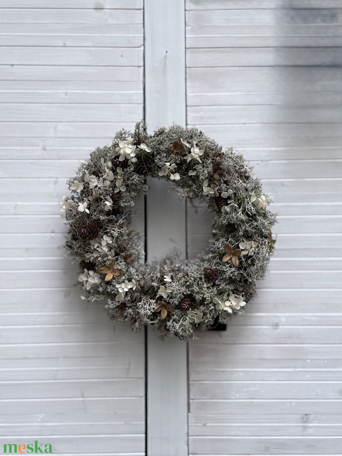 Zuzmó koszorú - otthon & életmód - dekoráció - virágdísz és tartó - koszorú - Meska.hu