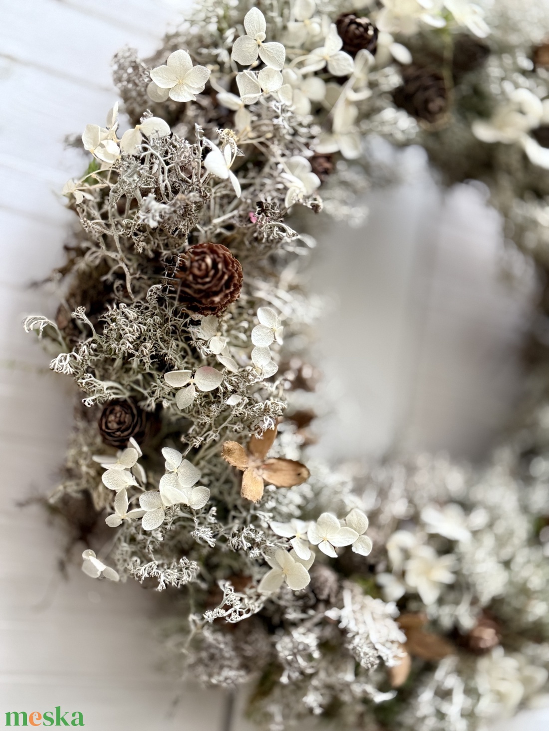 Zuzmó koszorú - otthon & életmód - dekoráció - virágdísz és tartó - koszorú - Meska.hu