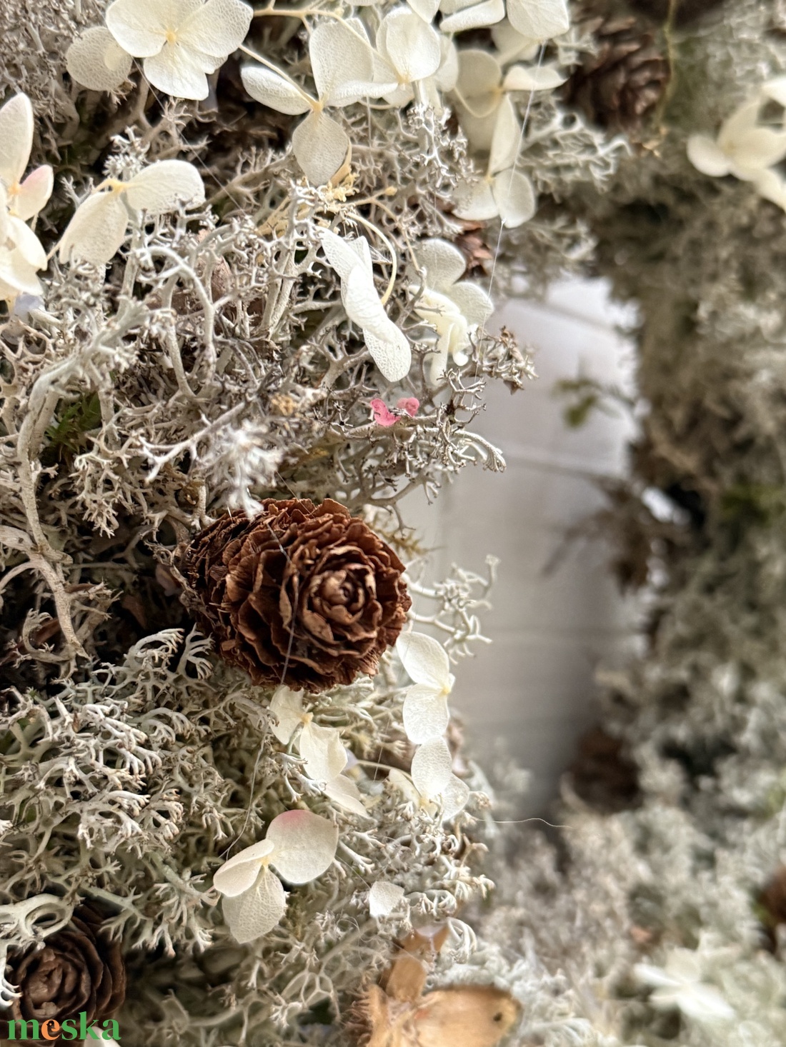 Zuzmó koszorú - otthon & életmód - dekoráció - virágdísz és tartó - koszorú - Meska.hu