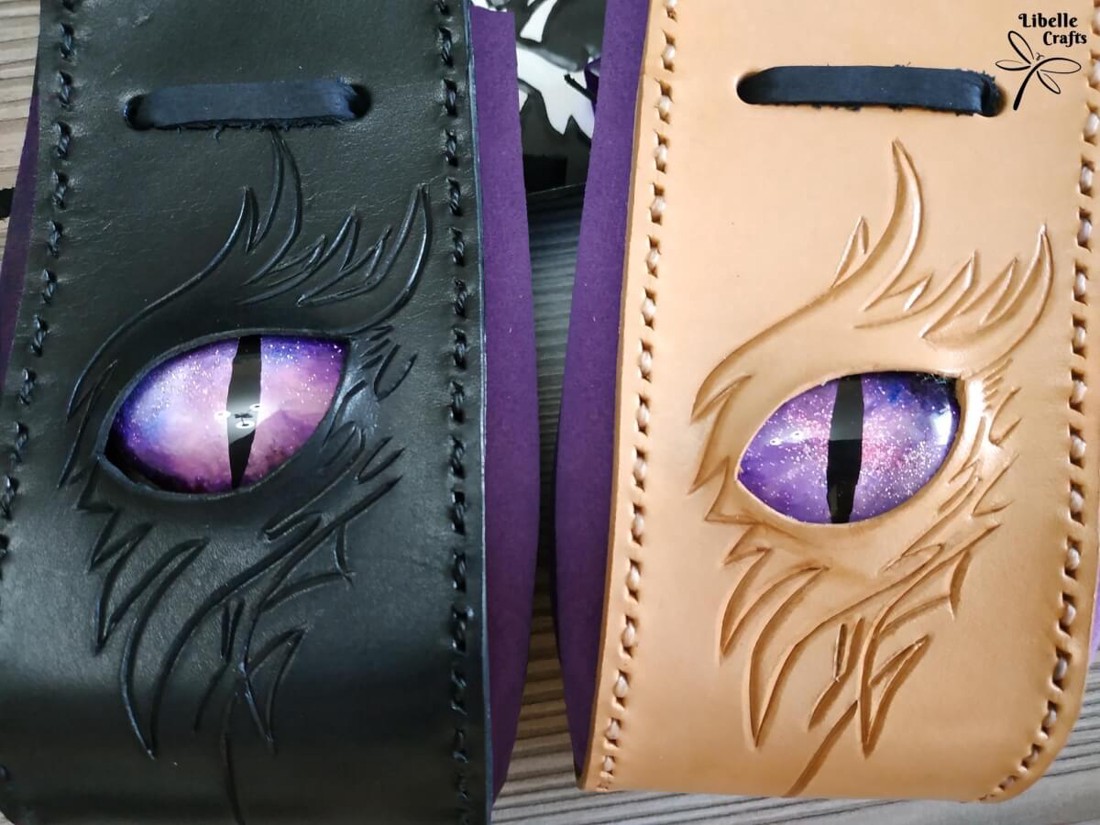 Sárkányszemes kockatartó szütyő - LILA szemmel - játék & sport - táblajáték és kártyajáték - társasjátékok - dobókocka - Meska.hu