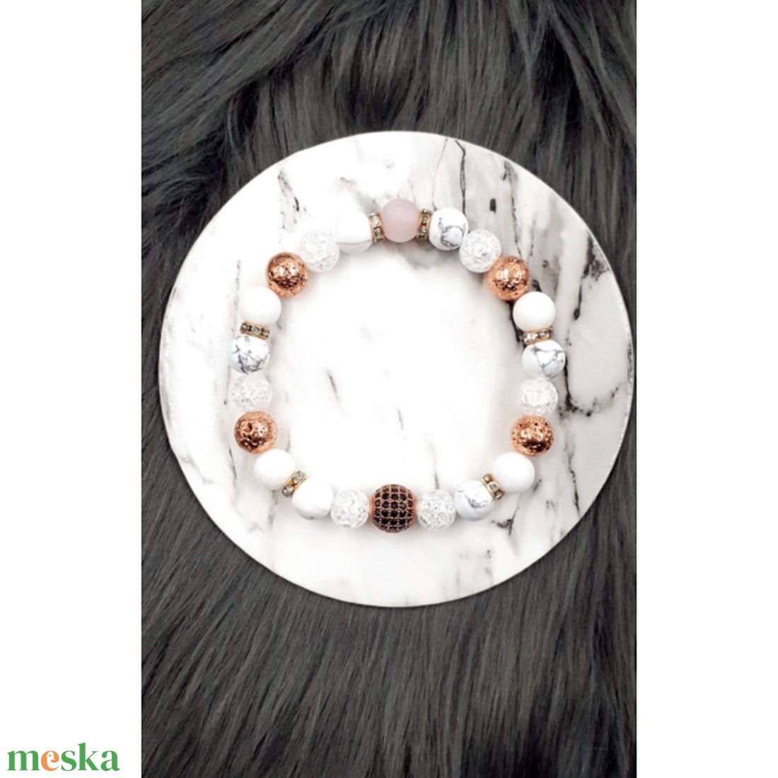 Yvonne Design LUXURY ásványkarkötő rosegold - ékszer - karkötő - ásványkarkötő - Meska.hu Yvonne Design LUXURY ásványkarkötő rosegold - ékszer - karkötő - ásványkarkötő - Meska.hu
