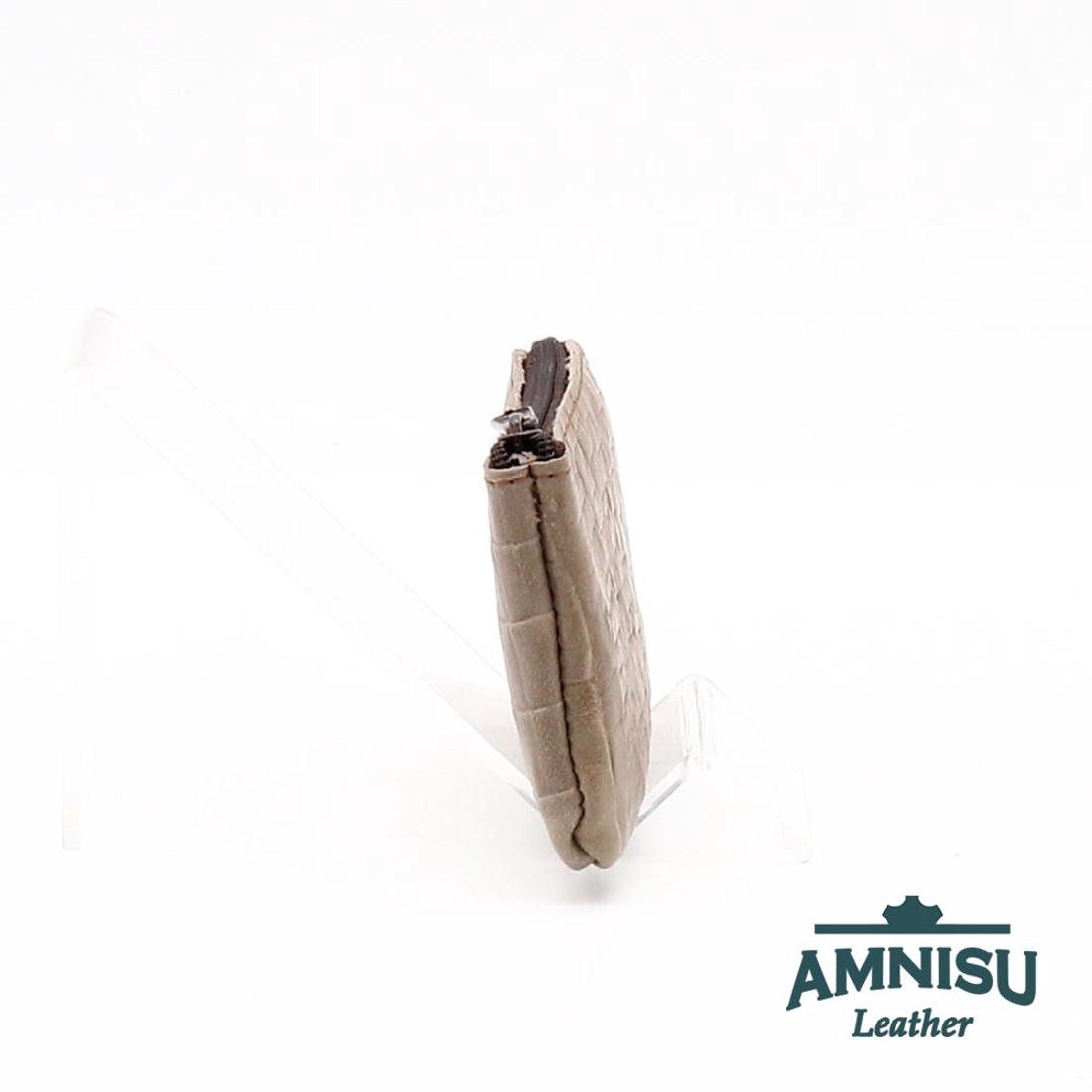 Barna krokkómintás egy cipzáras kulcstartó A9008 - táska & tok - kulcstartó & táskadísz - kulcstartó - Meska.hu