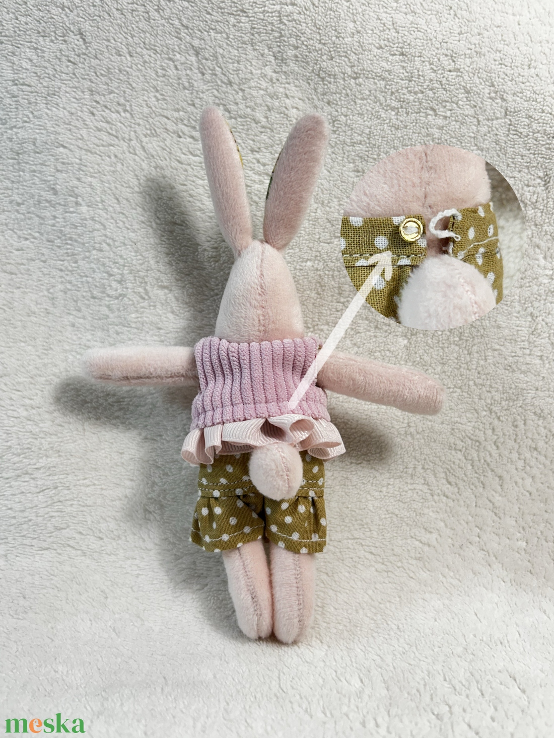 Eper Nyuszi Plüss - játék & sport - plüssállat & játékfigura - nyuszi - Meska.hu