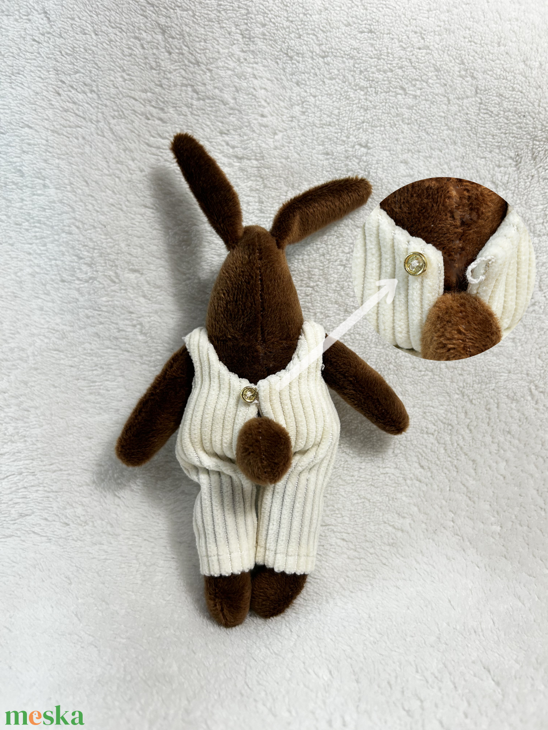 Csoki Nyuszi Plüss - játék & sport - plüssállat & játékfigura - nyuszi - Meska.hu