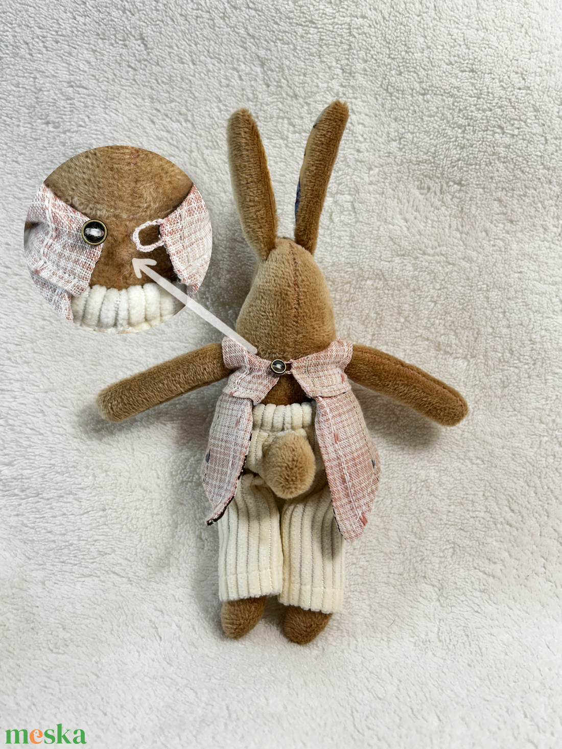 Karamell Nyuszi Plüss - játék & sport - plüssállat & játékfigura - nyuszi - Meska.hu