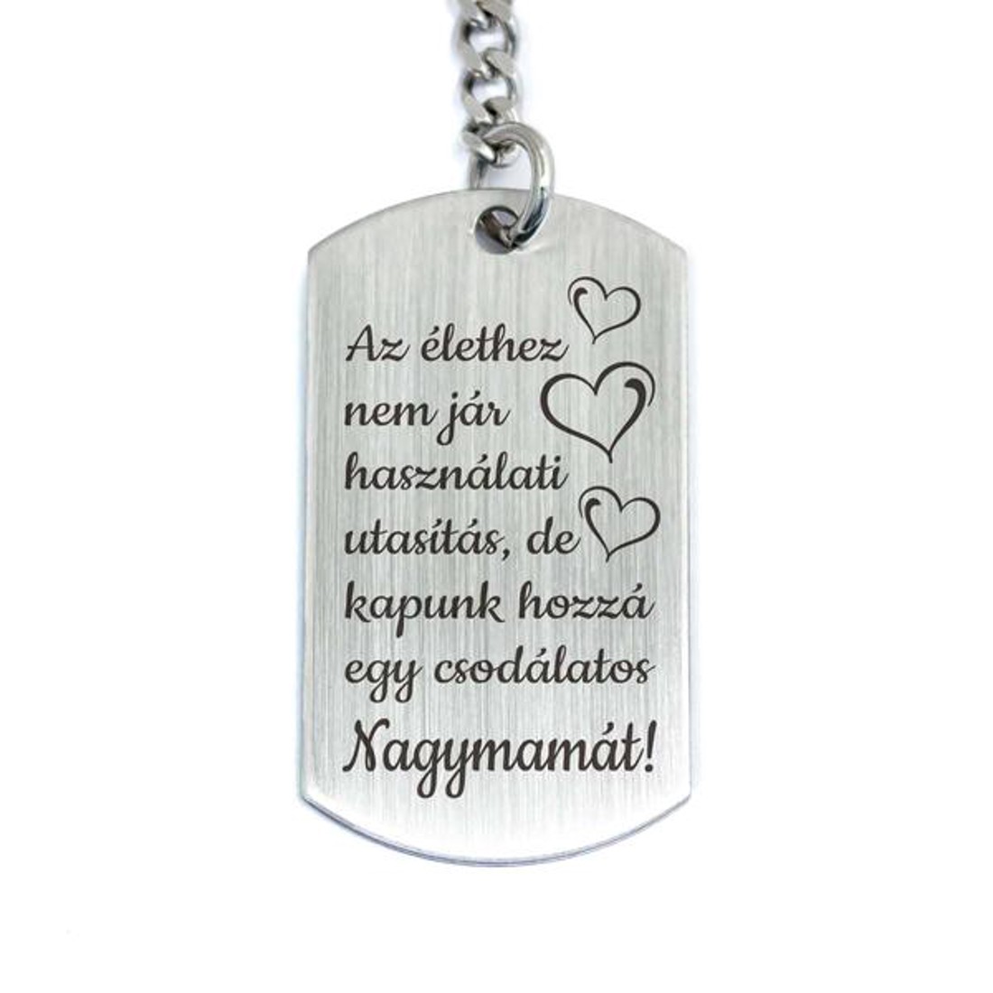 Csodálatos Nagymamát acél medálos kulcstartó - táska & tok - kulcstartó & táskadísz - kulcstartó - Meska.hu Csodálatos Nagymamát acél medálos kulcstartó - táska & tok - kulcstartó & táskadísz - kulcstartó - Meska.hu