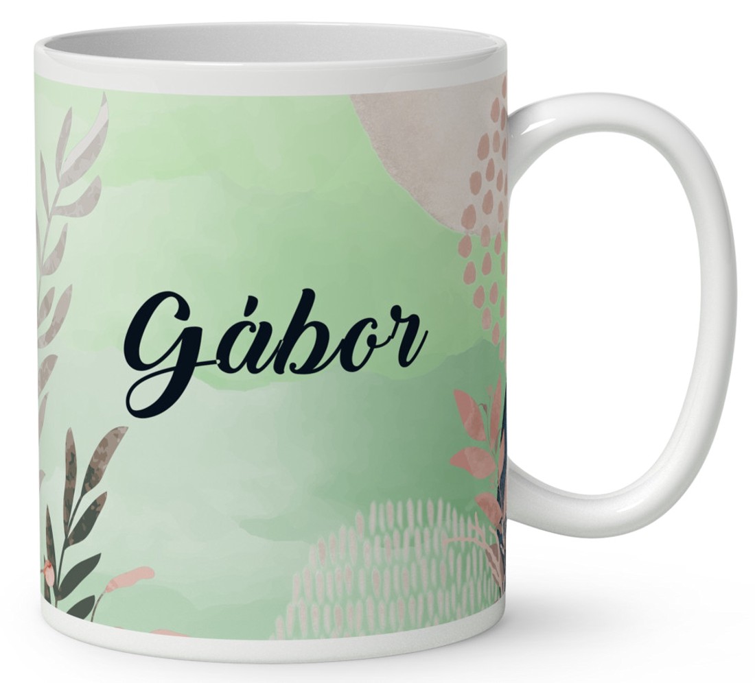 Kérd a Neveddel - Cuki utazós kecske mintás bögre - otthon & életmód - konyhafelszerelés, tálalás - tálalás - bögre & csésze - Meska.hu