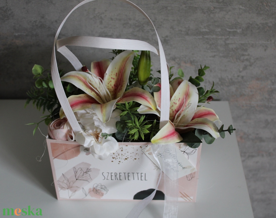 Ballagási ajándék - otthon & életmód - dekoráció - virágdísz és tartó - virágbox, virágdoboz - Meska.hu