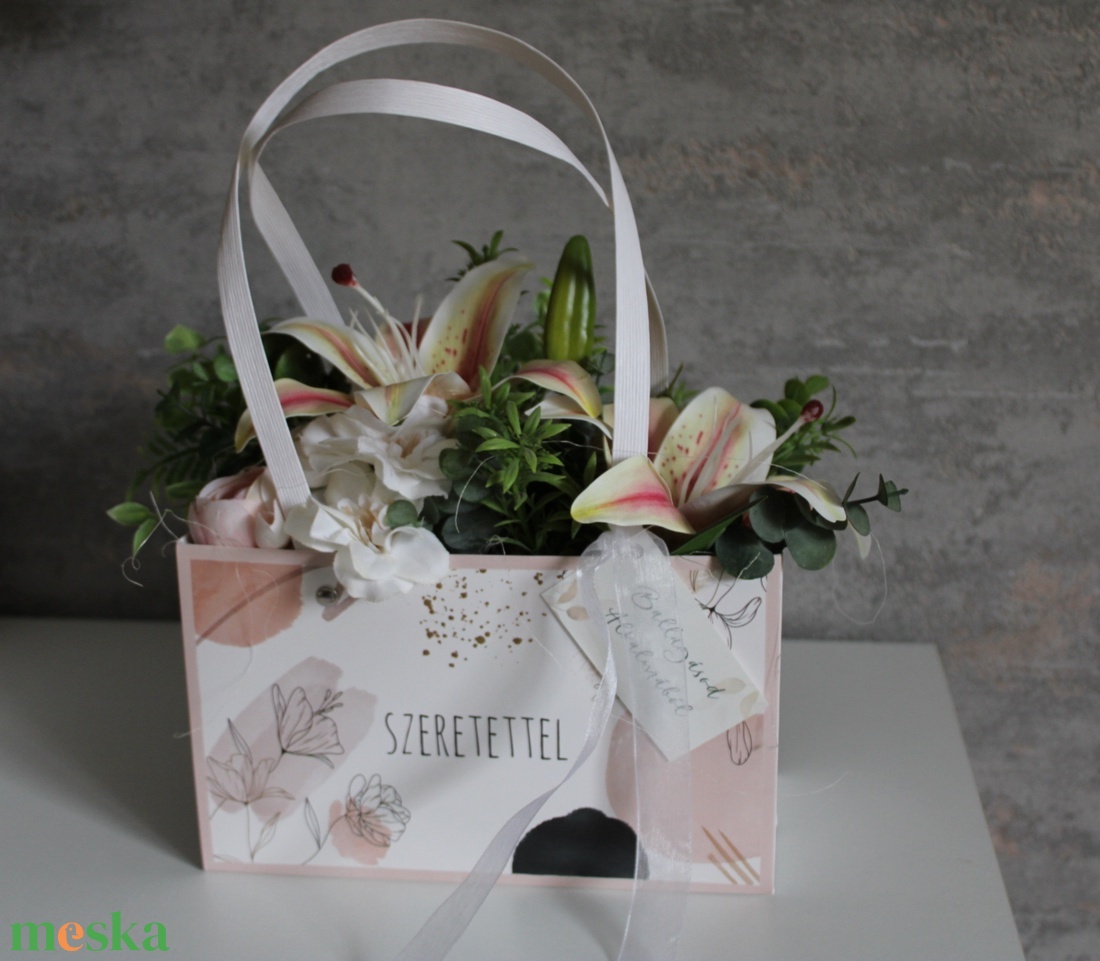 Ballagási ajándék - otthon & életmód - dekoráció - virágdísz és tartó - virágbox, virágdoboz - Meska.hu