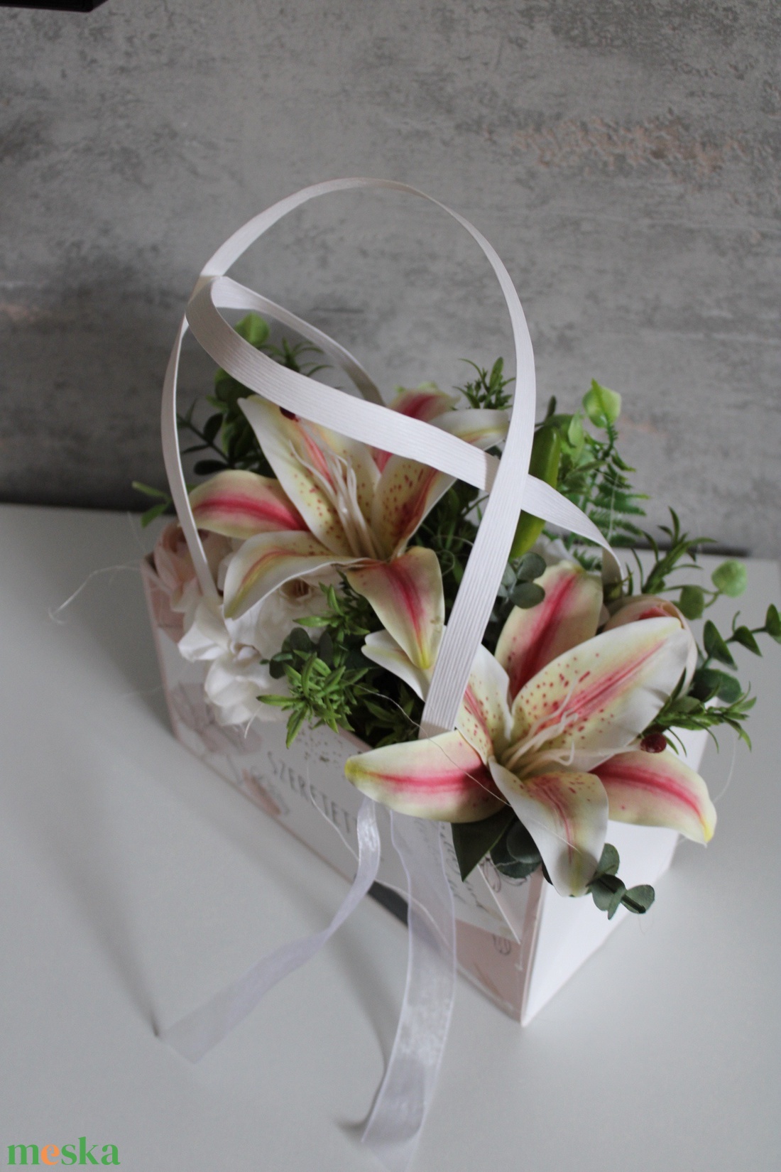 Ballagási ajándék - otthon & életmód - dekoráció - virágdísz és tartó - virágbox, virágdoboz - Meska.hu