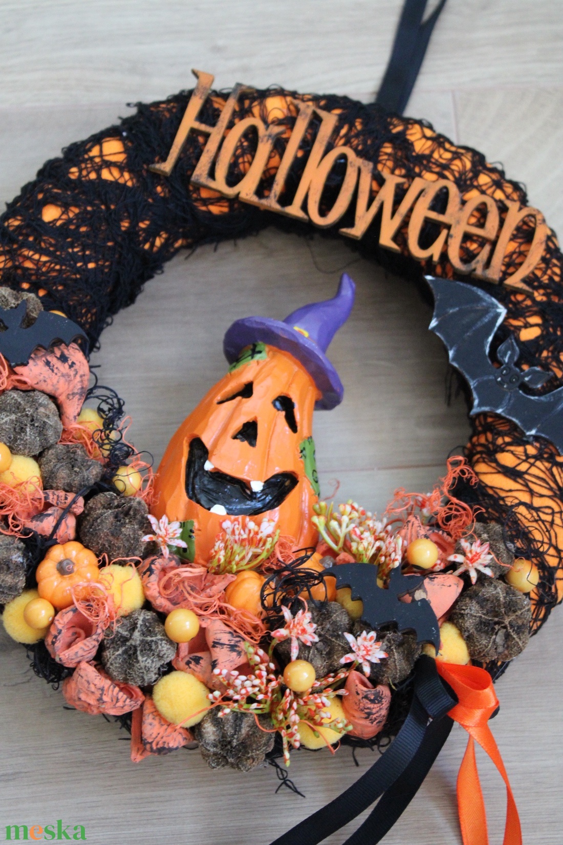 Halloween-i ajtódísz - otthon & életmód - dekoráció - halloween - halloweeni ajtódíszek és ablakdíszek - Meska.hu Halloween-i ajtódísz - otthon & életmód - dekoráció - halloween - halloweeni ajtódíszek és ablakdíszek - Meska.hu