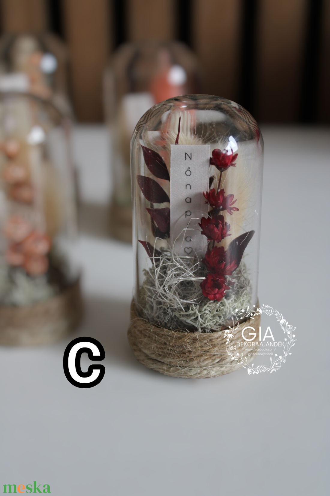 Apró, kedvesség nőnapra - otthon & életmód - dekoráció - asztal és polc dekoráció - díszüveg - Meska.hu