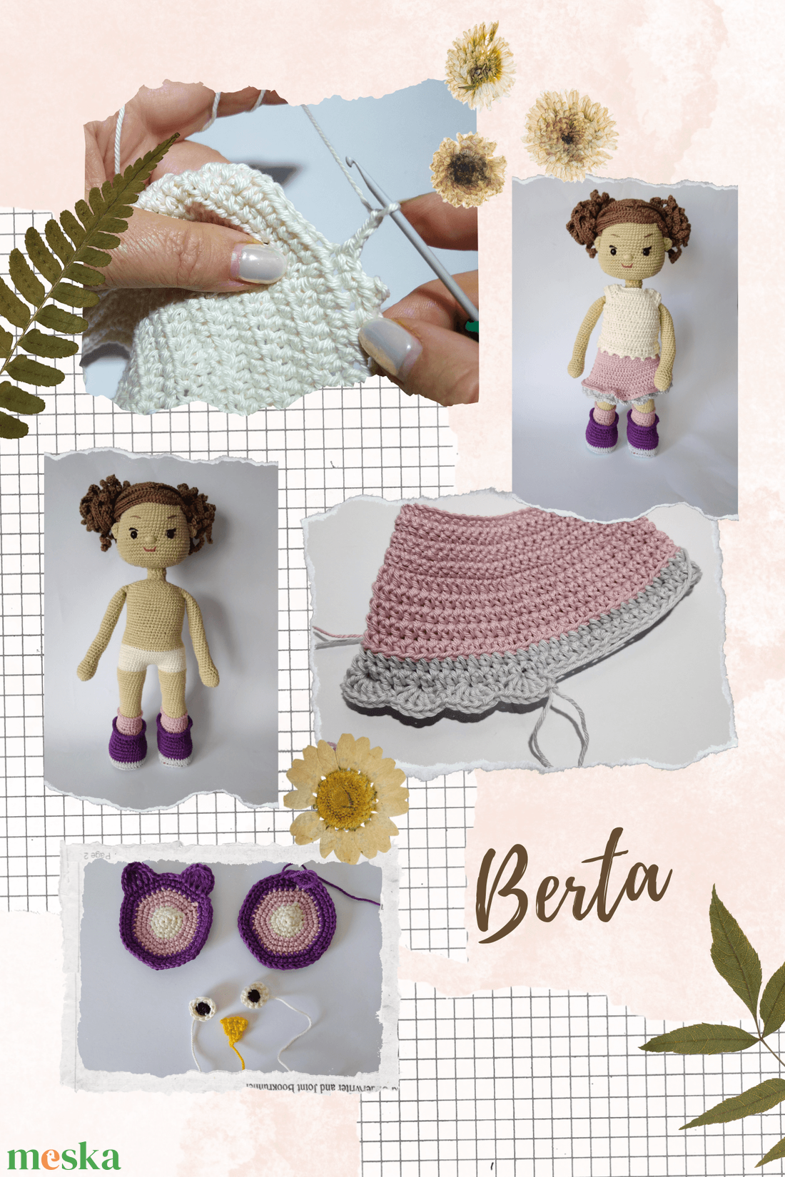 Berta mintaleírás pdf - diy (csináld magad) - szabásminta, útmutató - horgolási minta - Meska.hu Berta mintaleírás pdf - diy (csináld magad) - szabásminta, útmutató - horgolási minta - Meska.hu