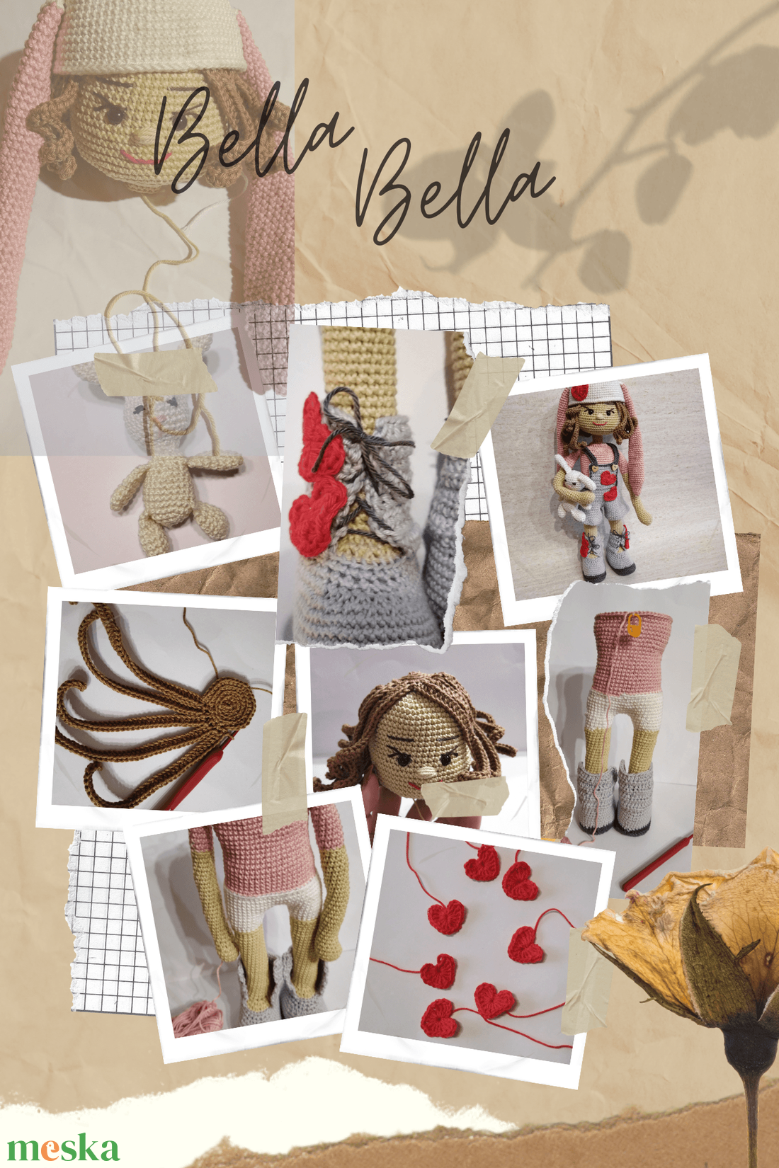 Bella mintaleírás pdf - diy (csináld magad) - szabásminta, útmutató - horgolási minta - Meska.hu Bella mintaleírás pdf - diy (csináld magad) - szabásminta, útmutató - horgolási minta - Meska.hu