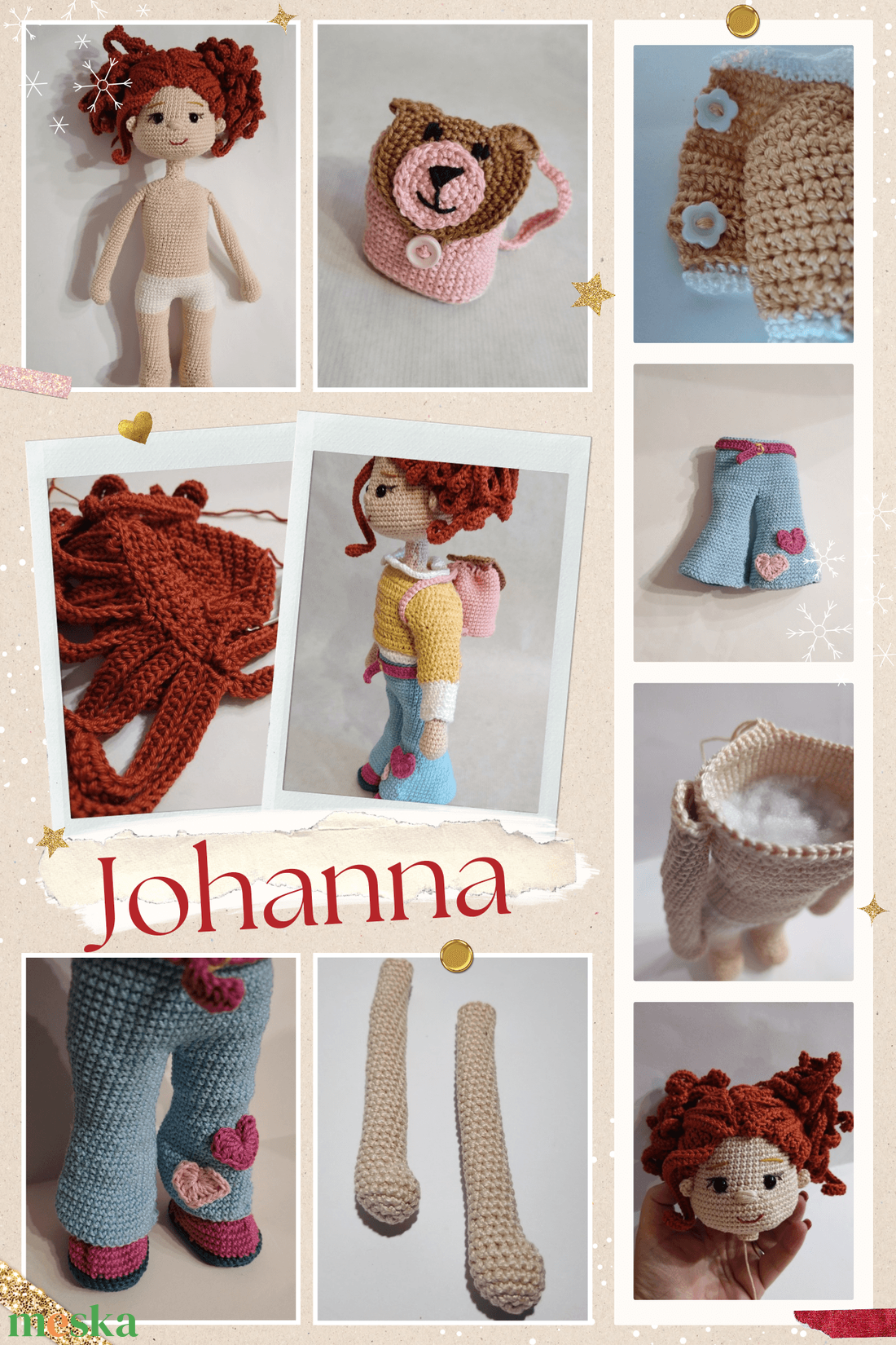 Johanna mintaleírás pdf - diy (csináld magad) - szabásminta, útmutató - horgolási minta - Meska.hu Johanna mintaleírás pdf - diy (csináld magad) - szabásminta, útmutató - horgolási minta - Meska.hu