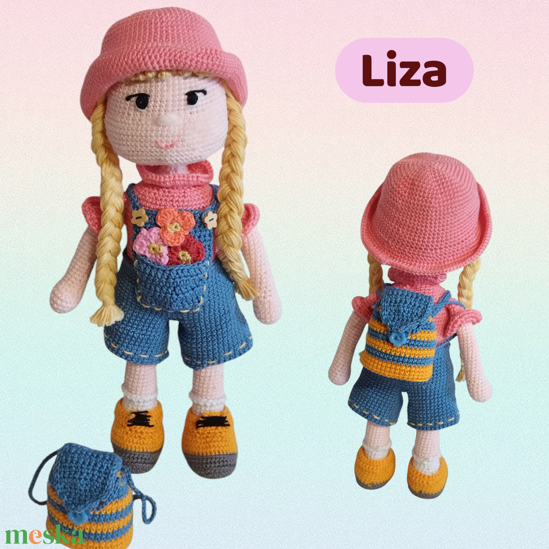 Liza, horgolt baba - játék & sport - baba & babaház - baba - Meska.hu Liza, horgolt baba - játék & sport - baba & babaház - baba - Meska.hu