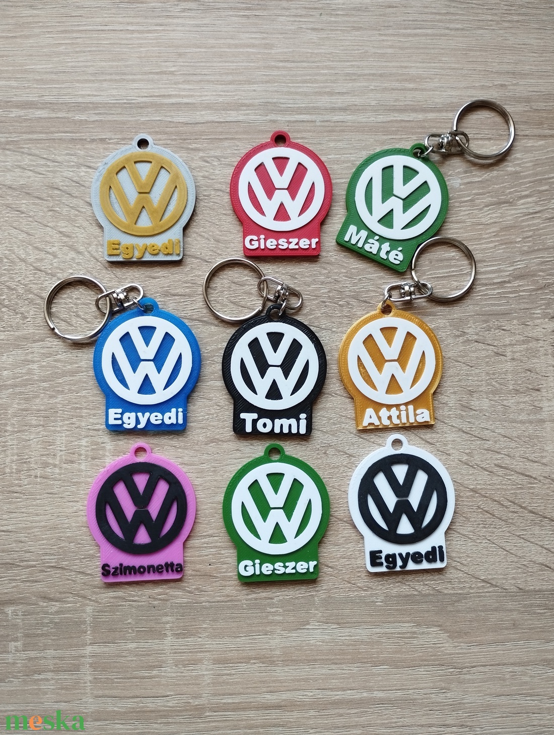 Egyedi kulcstartó - Volkswagen - táska & tok - kulcstartó & táskadísz - kulcstartó - Meska.hu