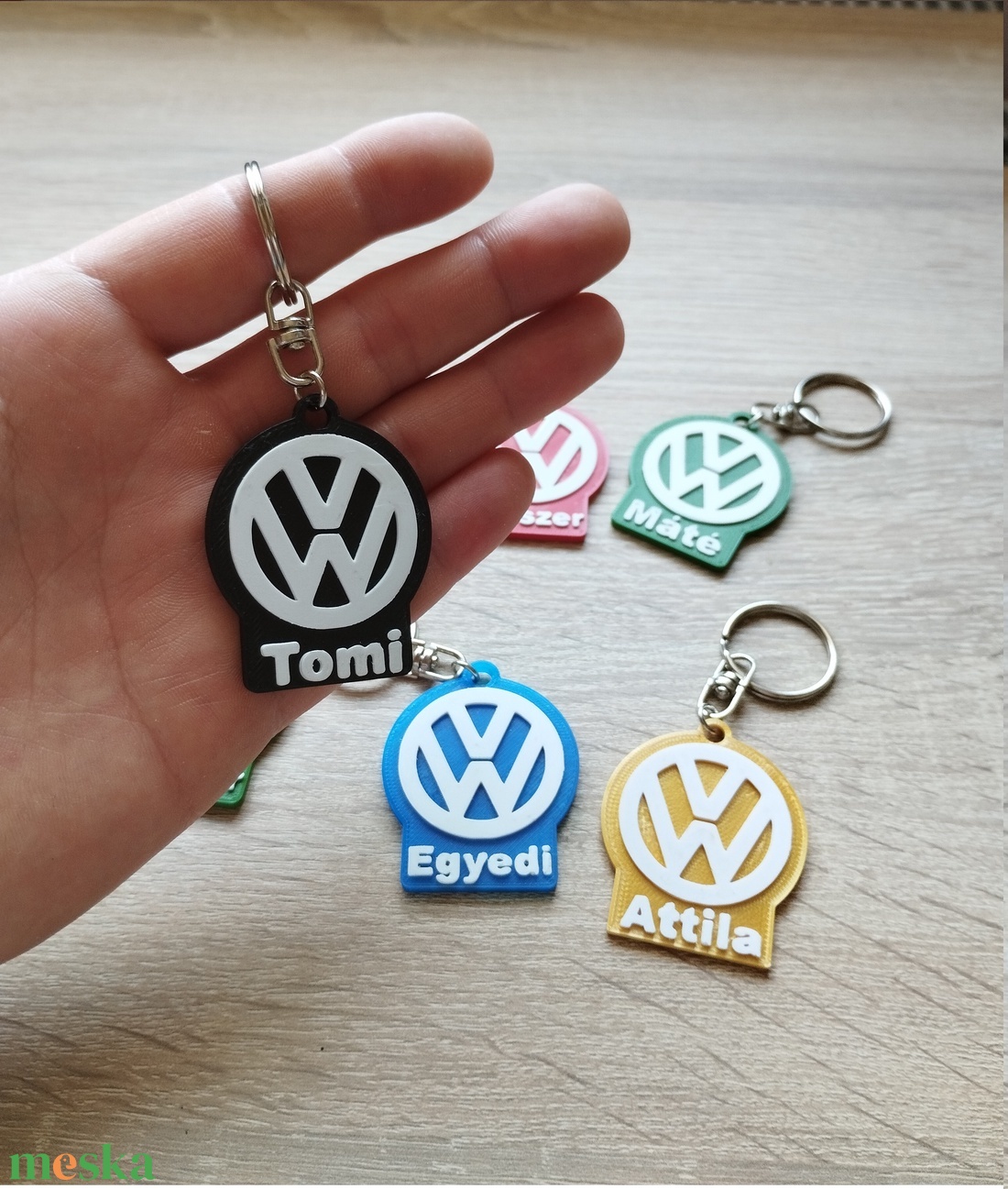 Egyedi kulcstartó - Volkswagen - táska & tok - kulcstartó & táskadísz - kulcstartó - Meska.hu