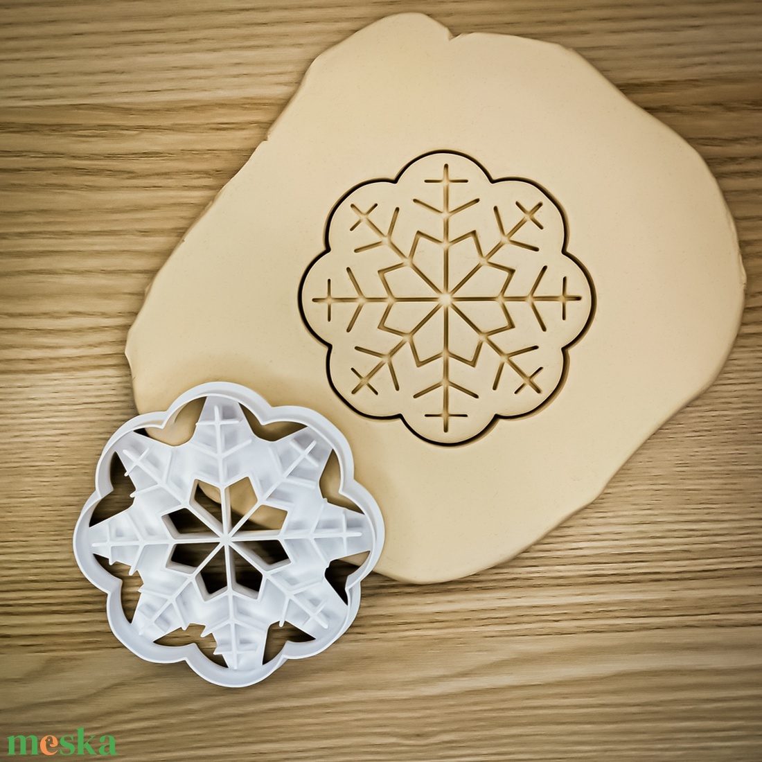 Sütikiszúró - Hópehely - otthon & életmód - konyhafelszerelés, tálalás - sütés, főzés - sütikiszúró - Meska.hu
